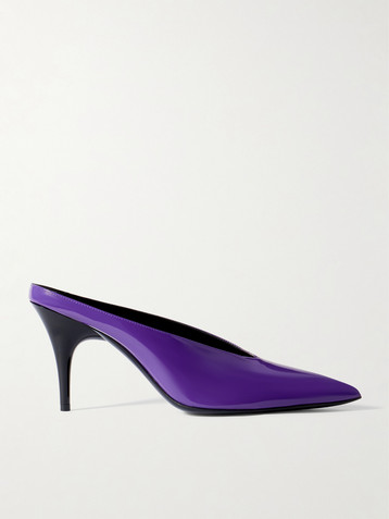 Gucci 97 patent-leather mules