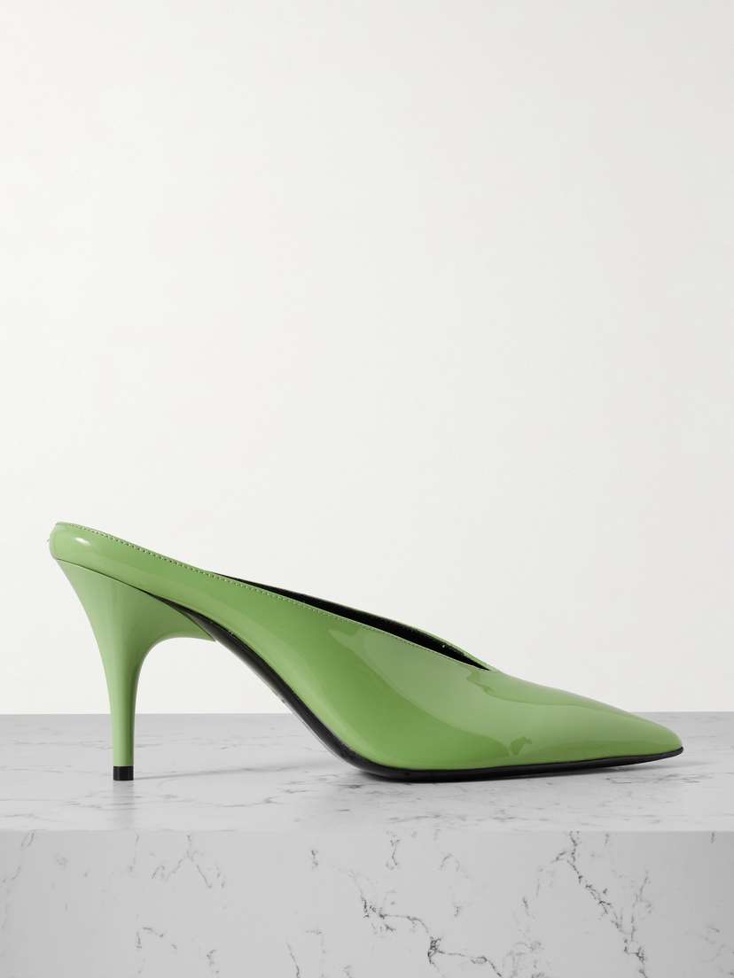 Gucci 97 Patent-leather Mules