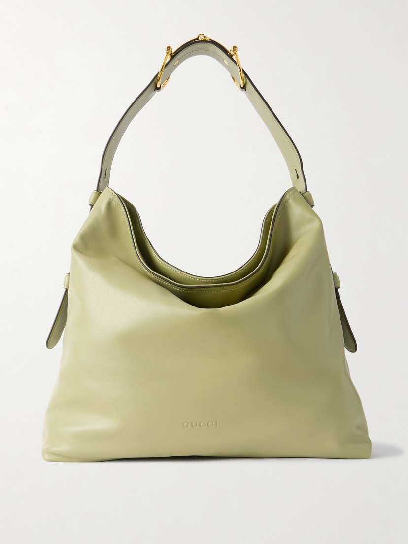 Gucci Beatrix Maxi Horsebit-detailed Leather Tote