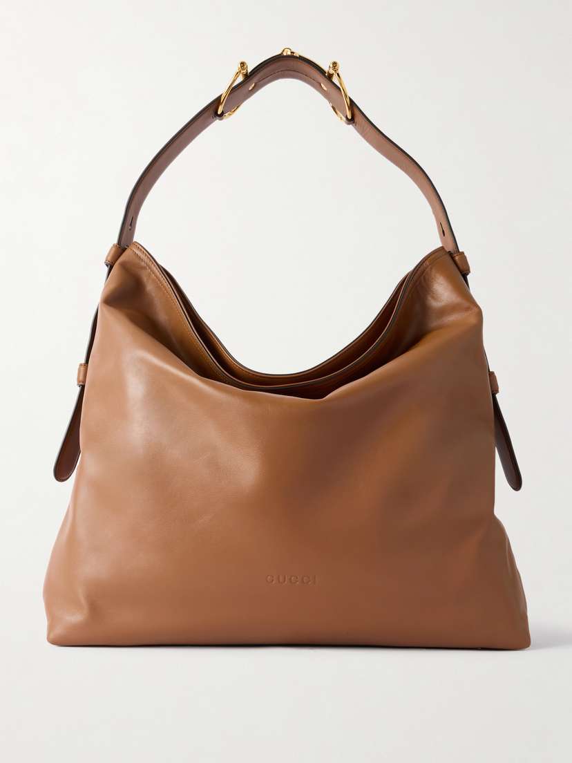 Gucci Beatrix Maxi Horsebit-detailed Leather Tote