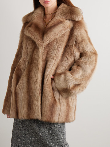 Gucci Oversized shearling coat