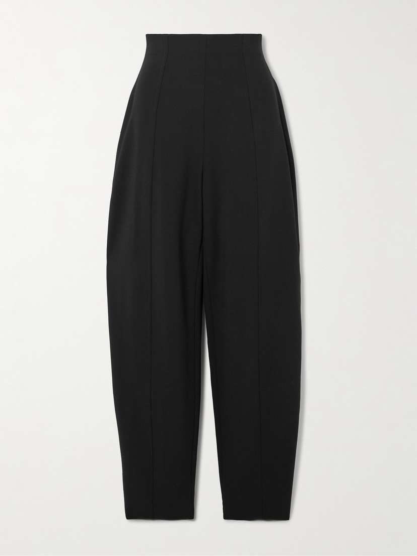 Carolina Herrera Isla Wool-blend Barrel-leg Pants