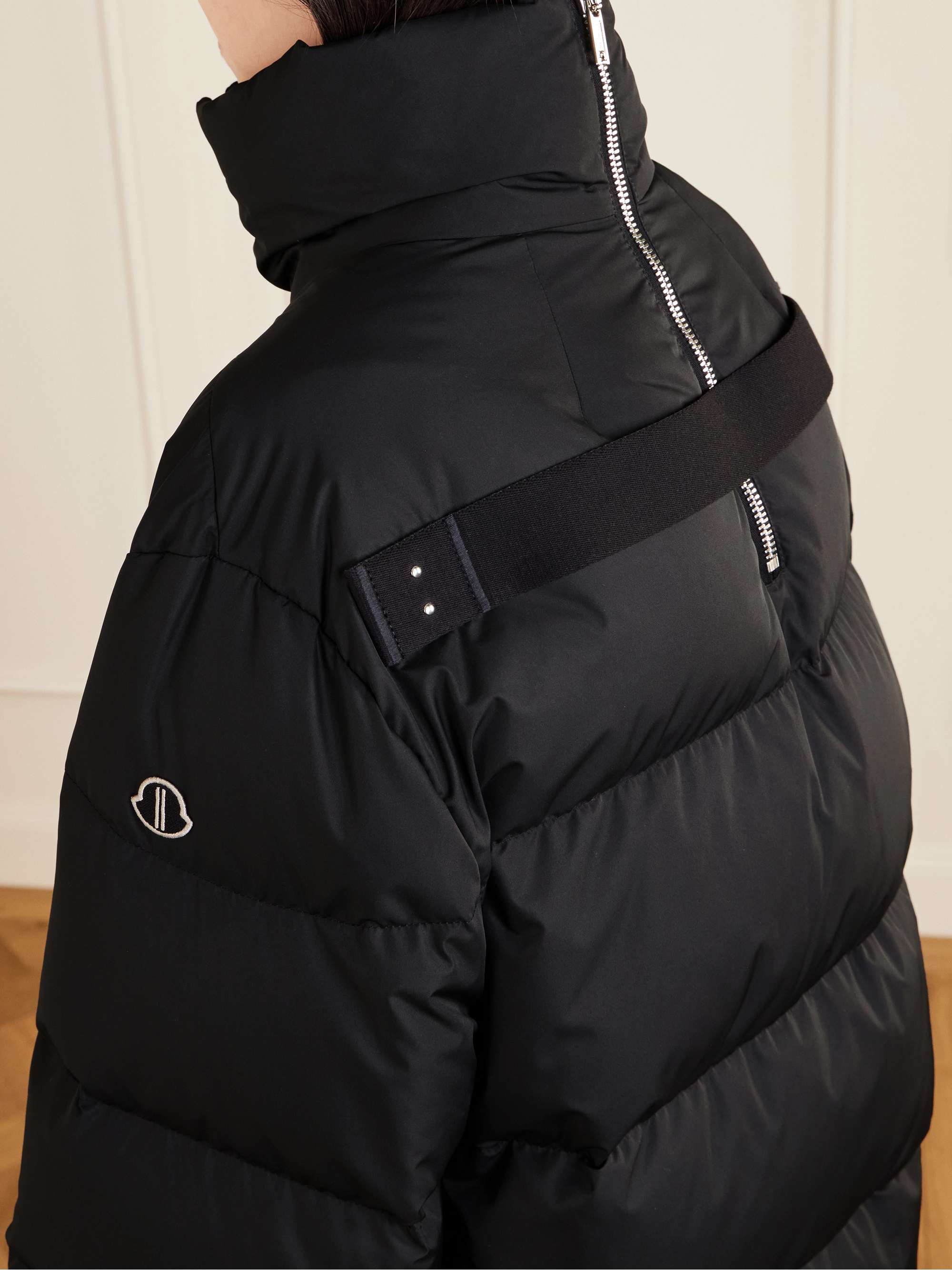 RICK OWENS + Moncler Cyclopic quilted shell down jacket | NET-A-PORTER