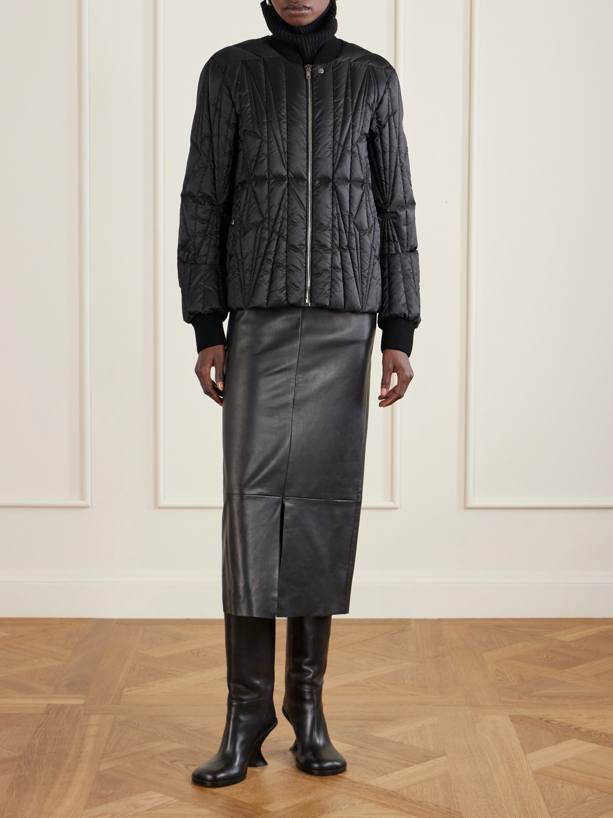 + Moncler Quilted Shell Down Jacket