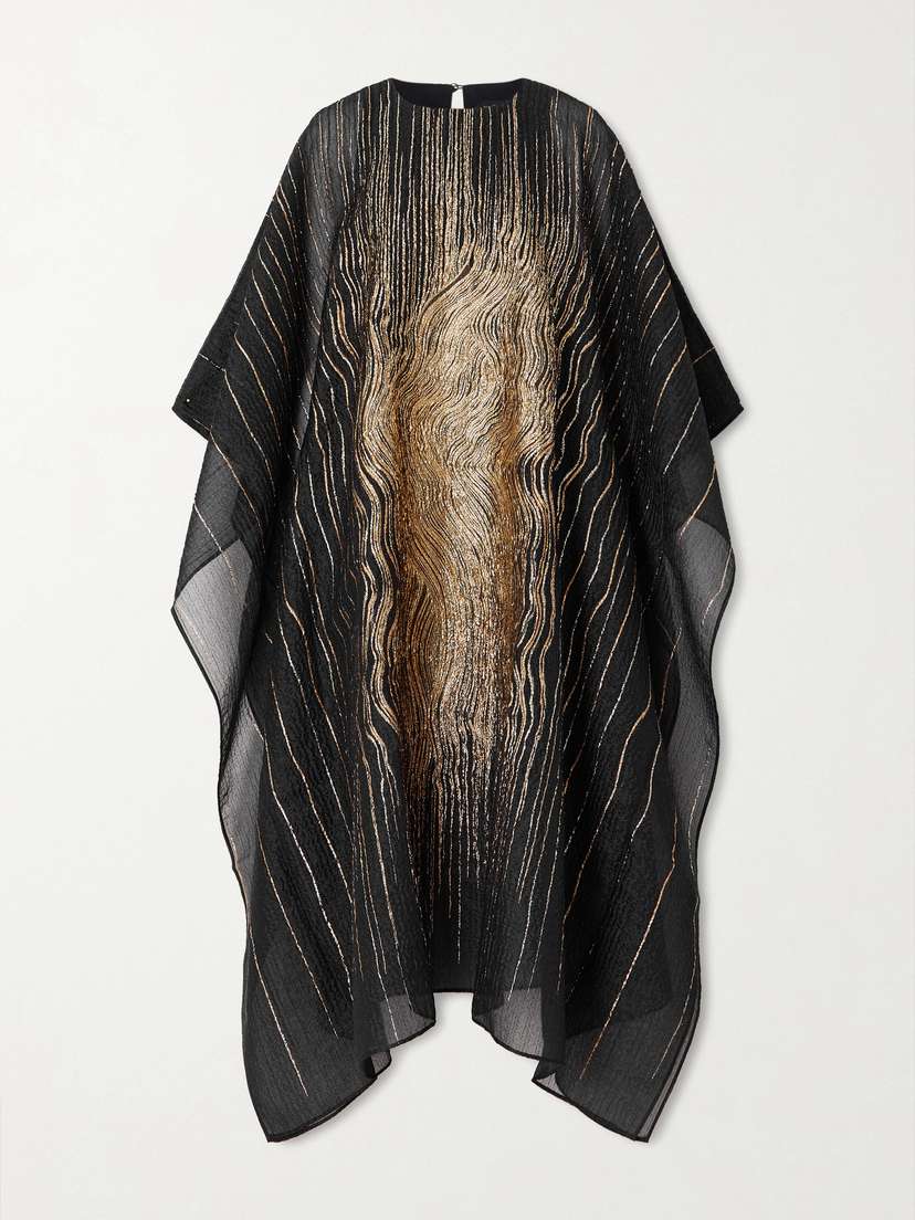 Taller Marmo Venice Fil Coupé Silk-blend Kaftan