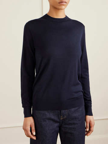 TOTEME Garderob wool and silk-blend sweater