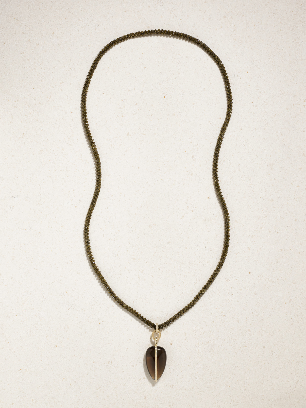 By Pariah The Lumina Strand 14-karat Recycled Gold Quartz And Diamond Necklace In Gold