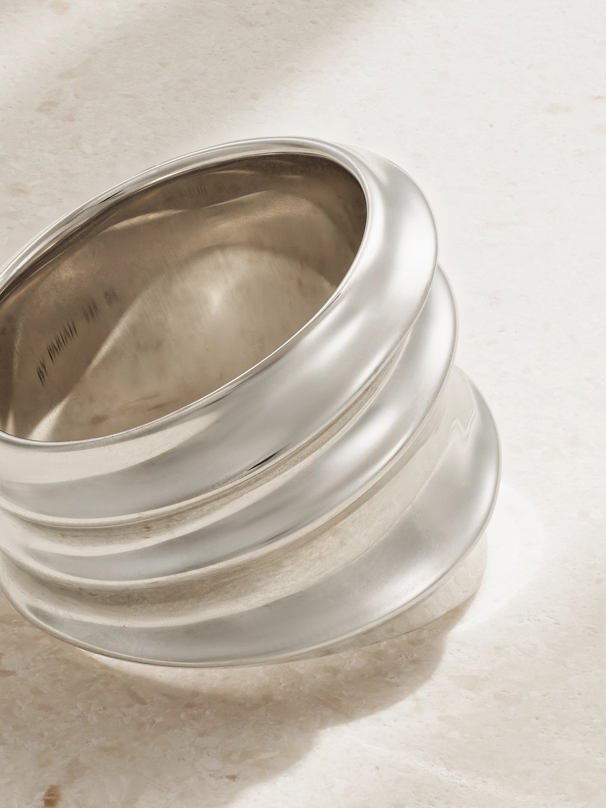 By Pariah Flux Recycled Sterling Silver Ring In Silver