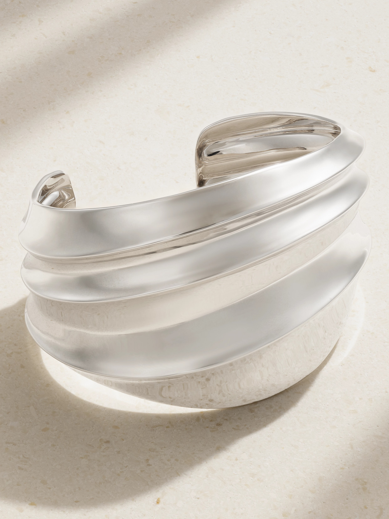 By Pariah Flux Recycled Sterling Silver Cuff