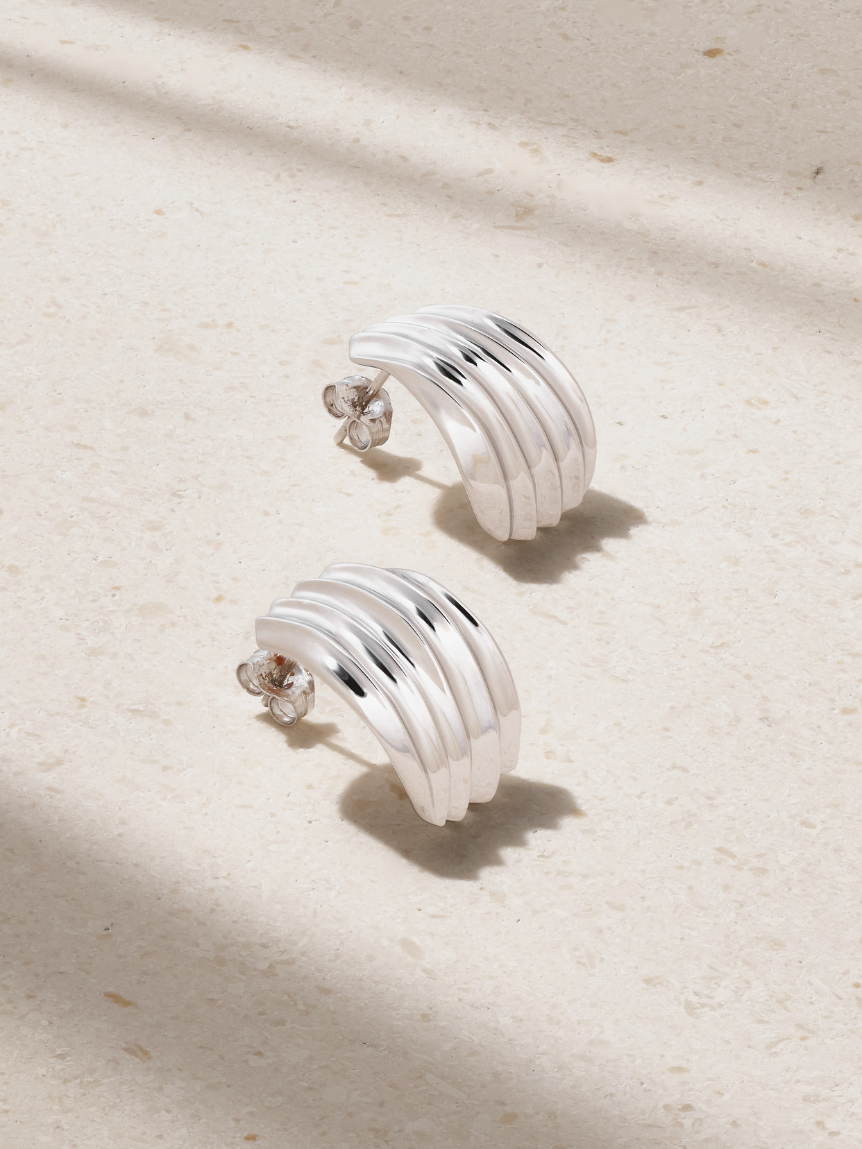 By Pariah Flux Recycled Sterling Silver Earrings