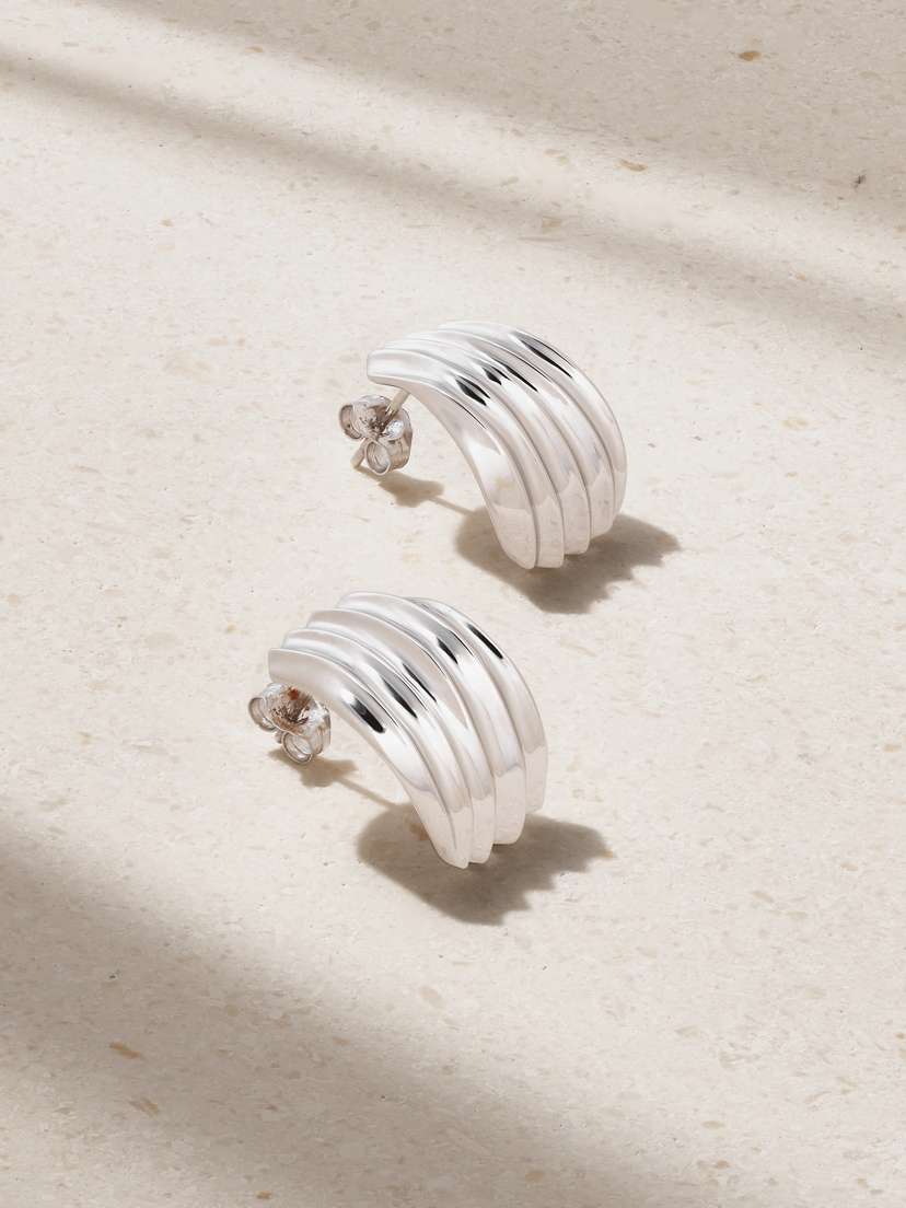 By Pariah Flux Recycled Sterling Silver Earrings