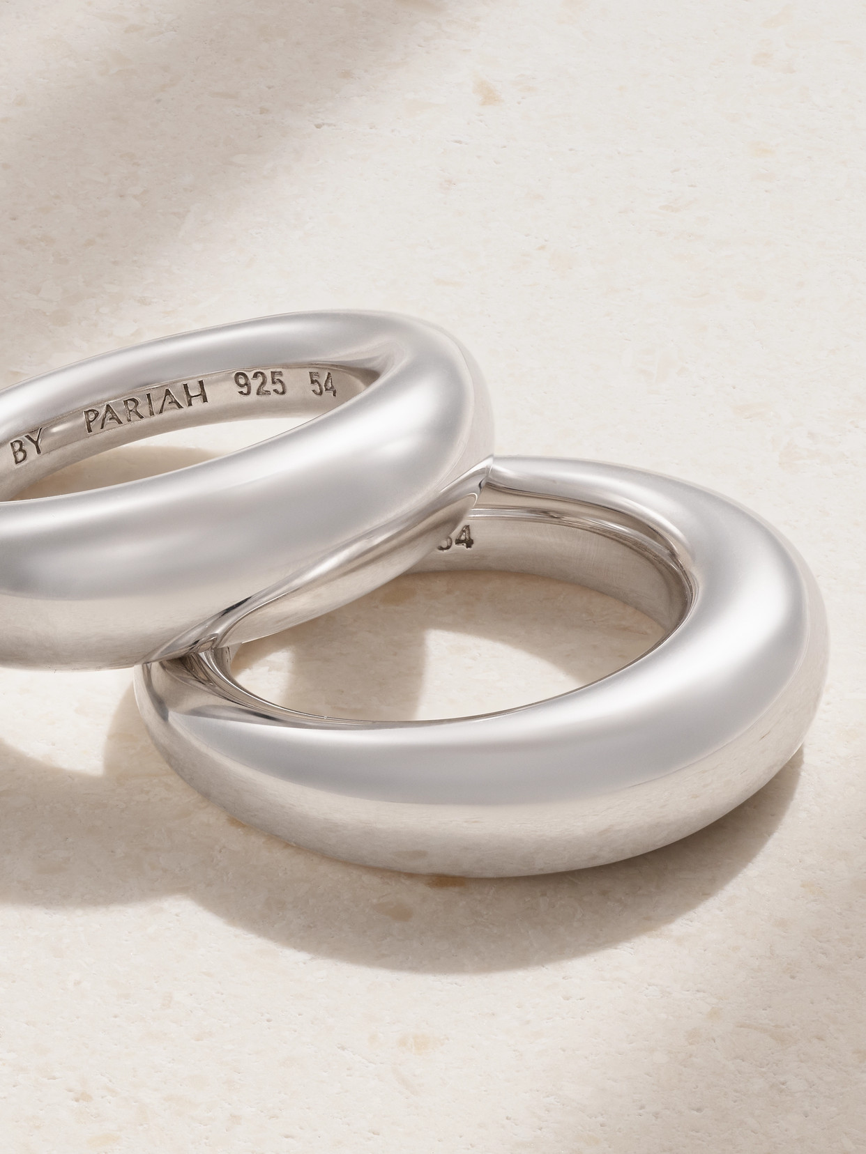 By Pariah Echo Recycled Sterling Silver Ring In Silver