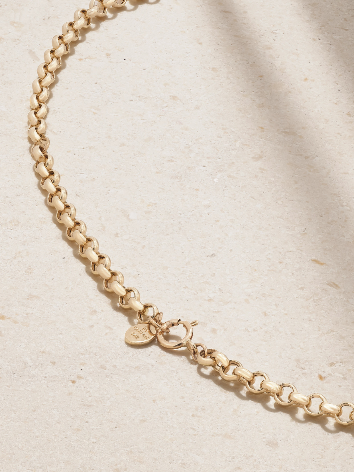 By Pariah Xl 14-karat Recycled Gold Multi-stone Necklace In Gold