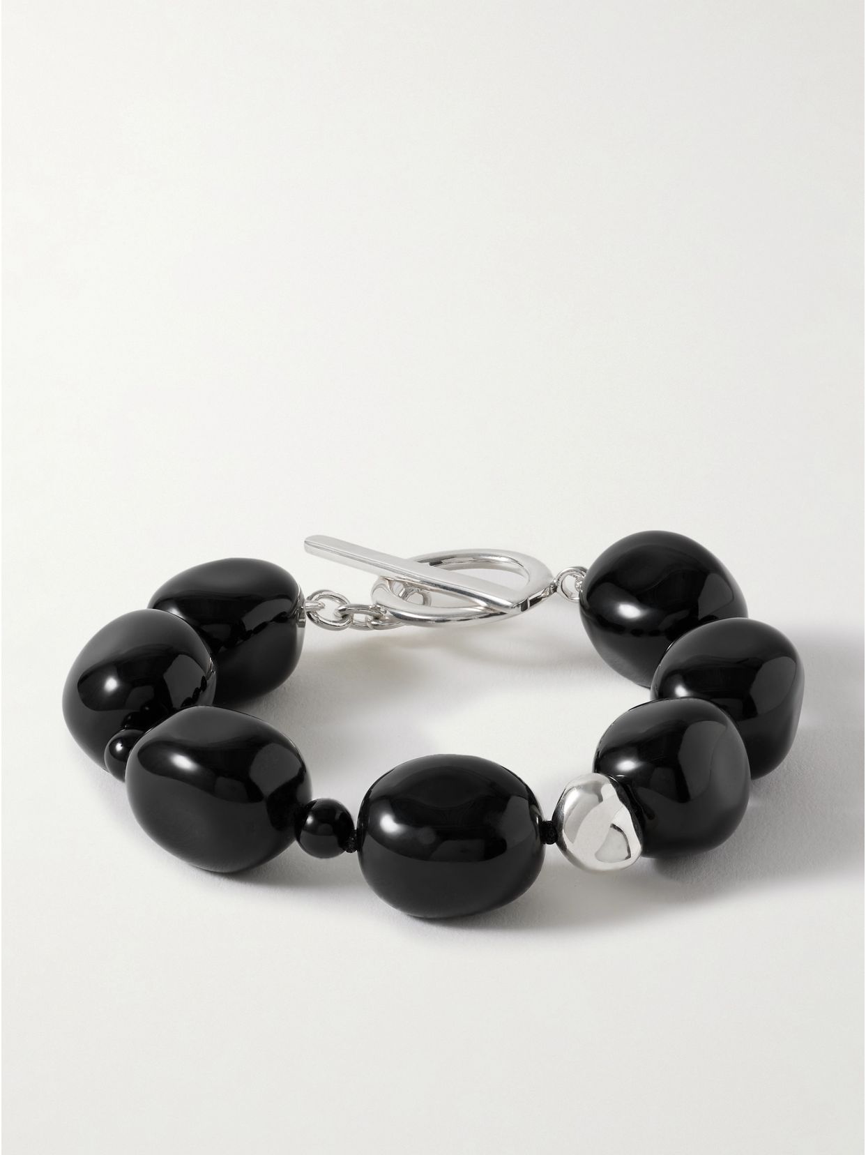 Dara sterling silver onyx bracelet