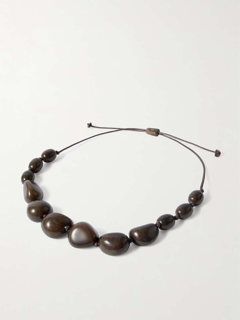 Hunting Season The Statement Tagua And Leather Necklace