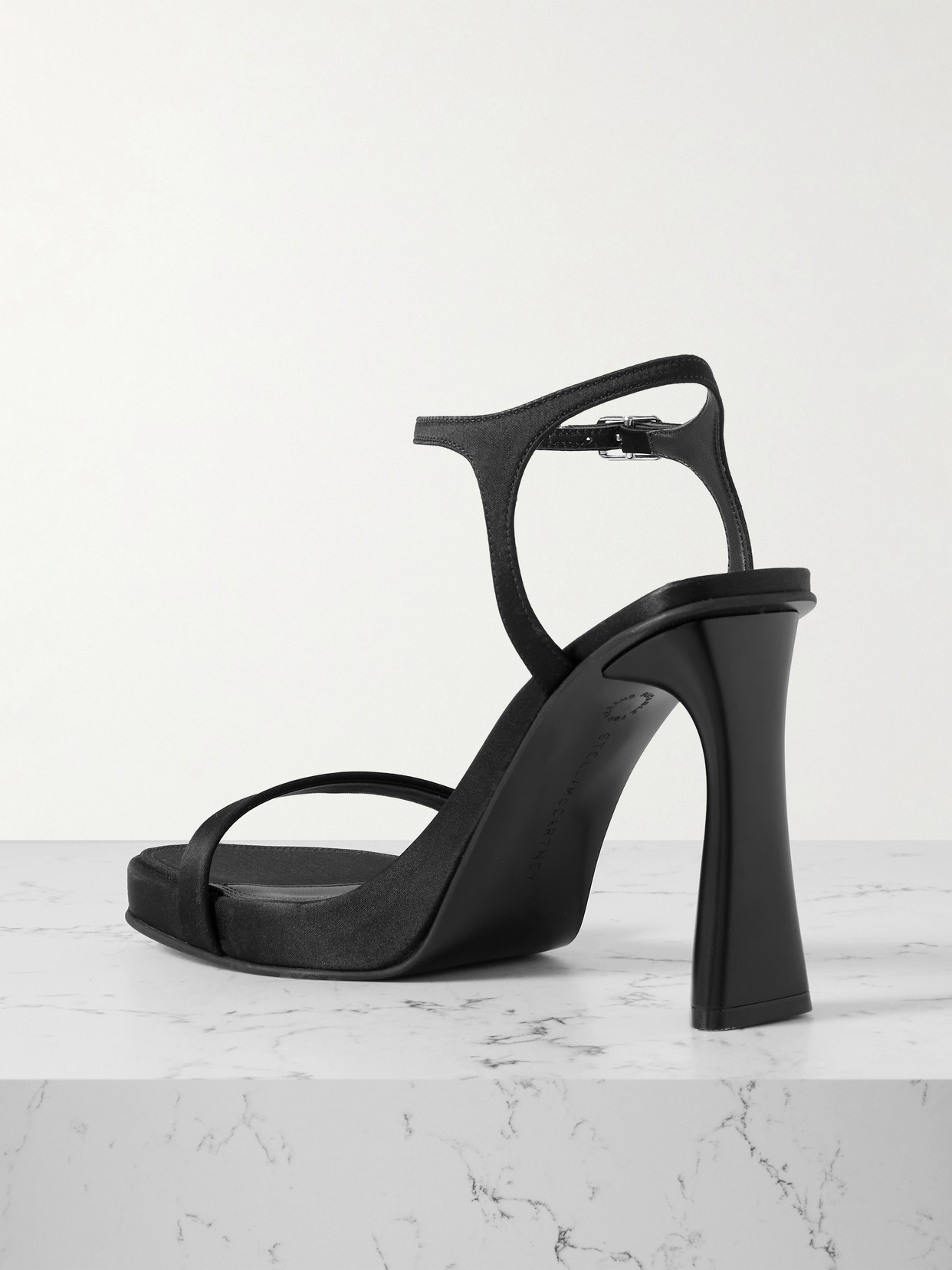 Satin Platform Sandals