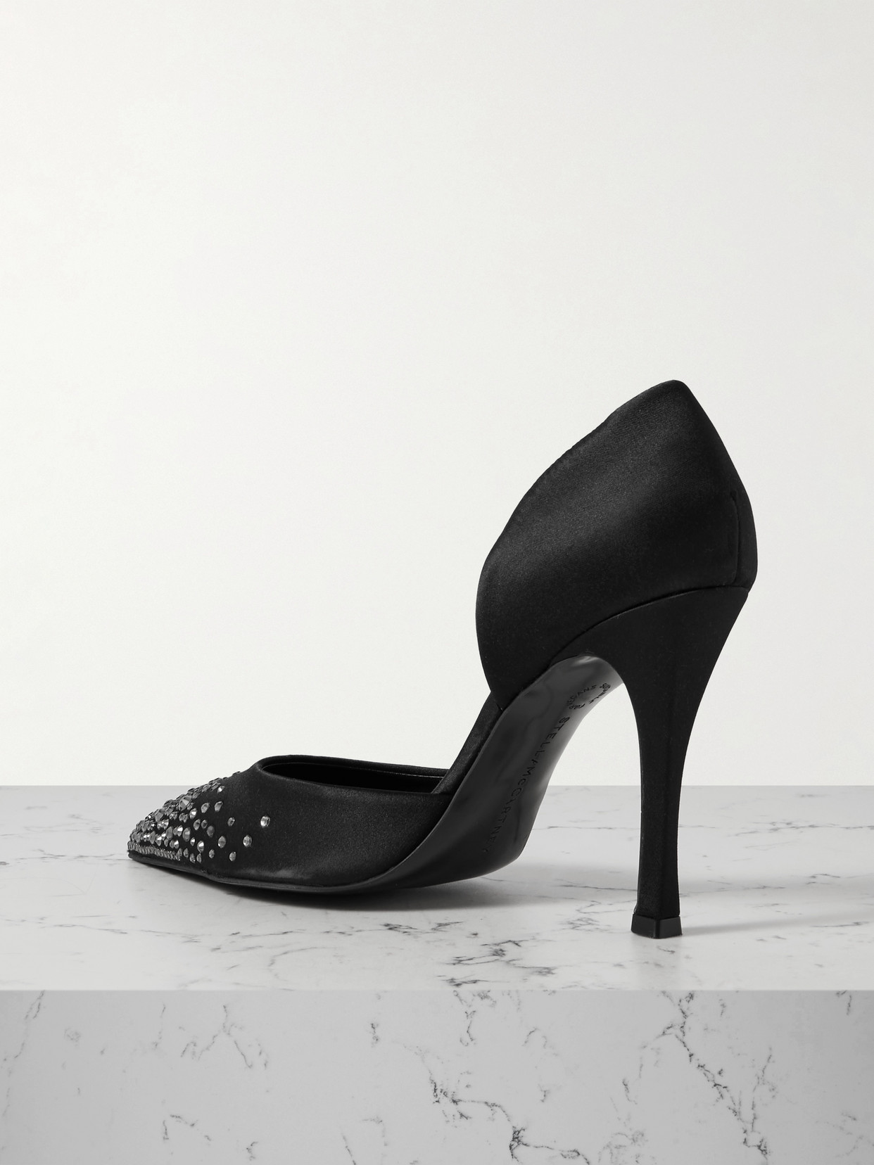 Crystal-Embellished Pumps