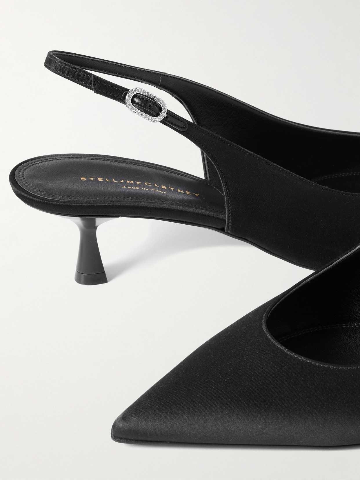 Satin Slingback