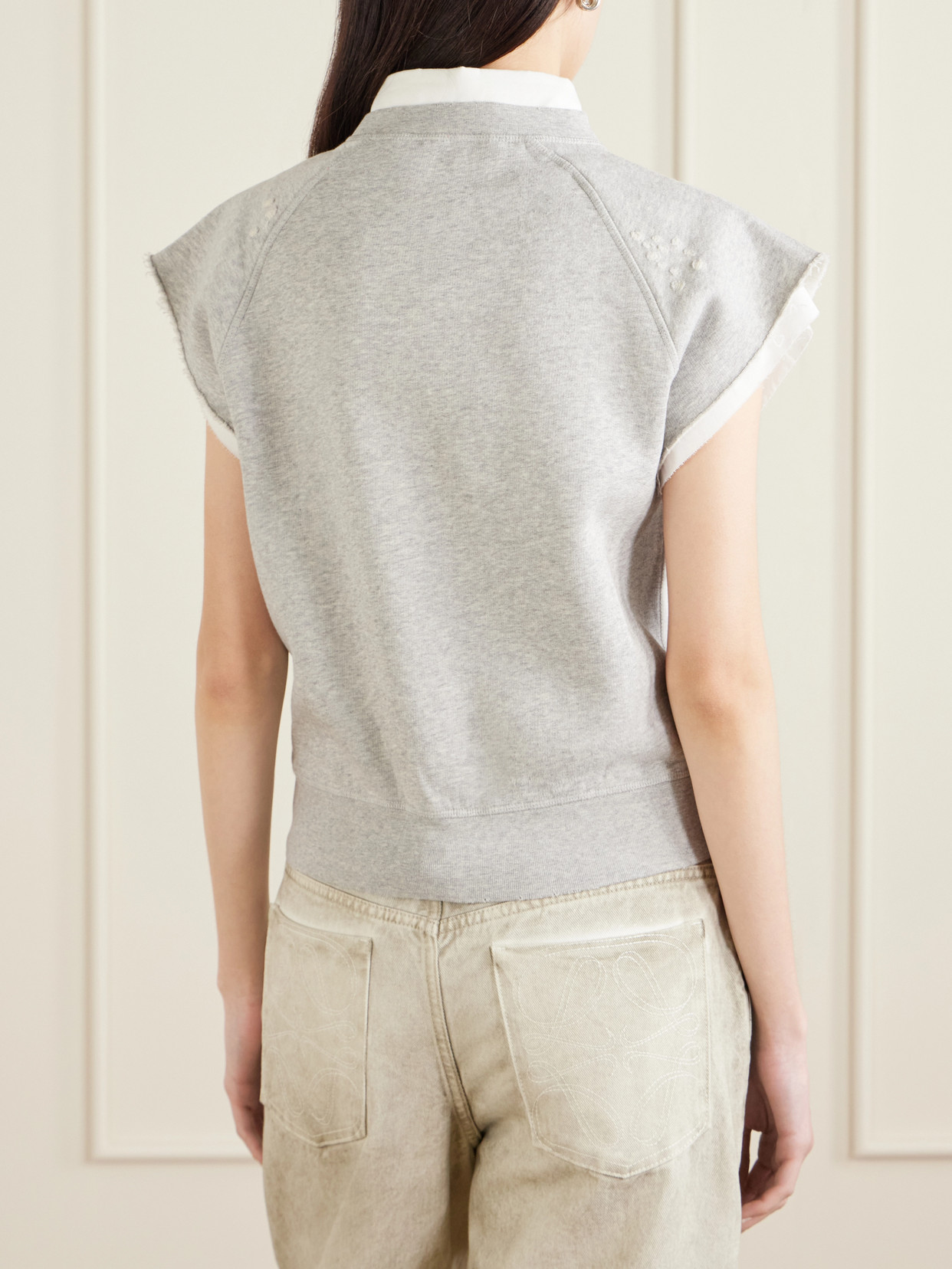 Frayser Printed Cotton-Jersey Sweatshirt