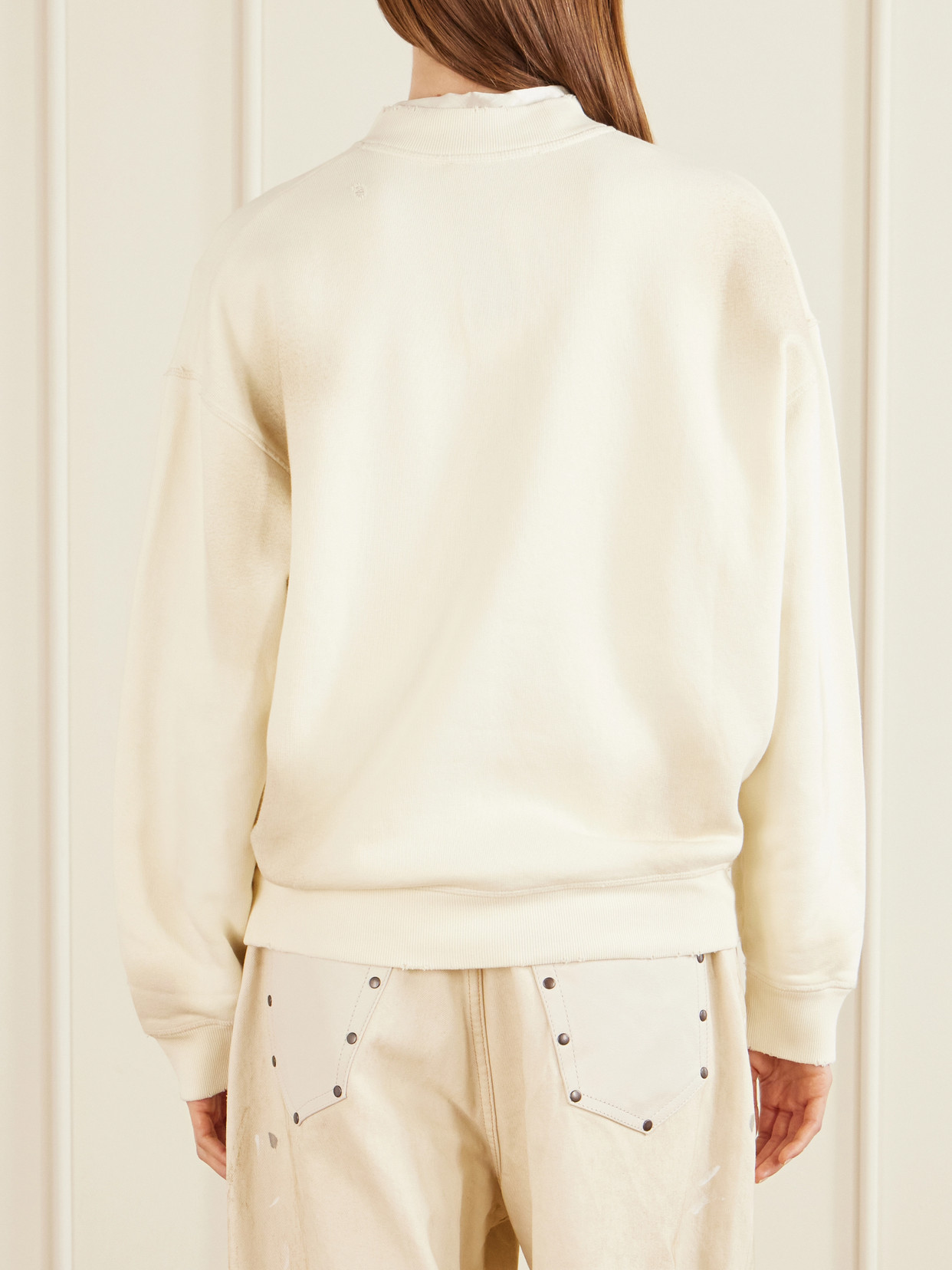 Printed Cotton-Jersey Sweatshirt