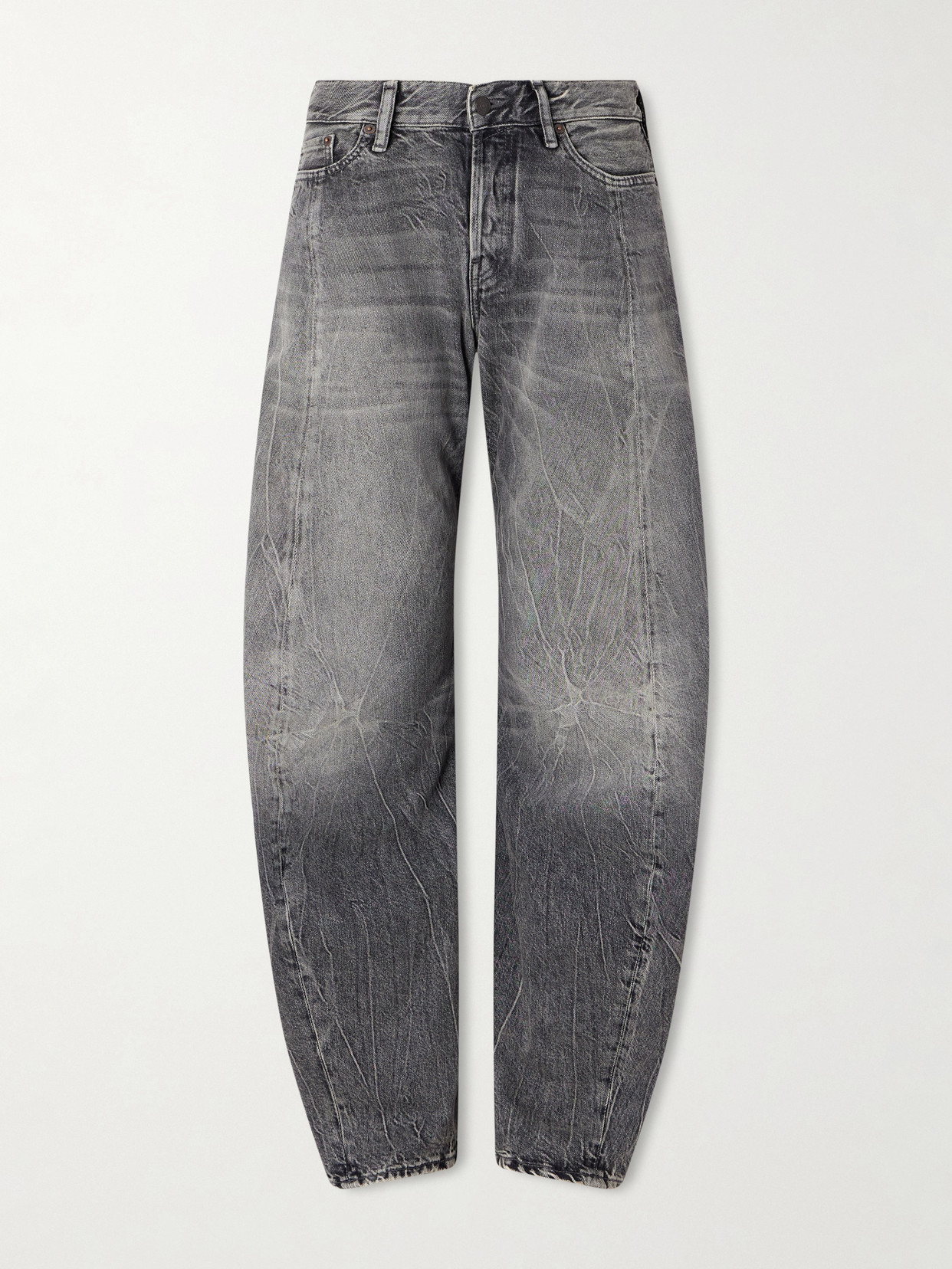 2006F Low-Rise Barrel-Leg Jeans