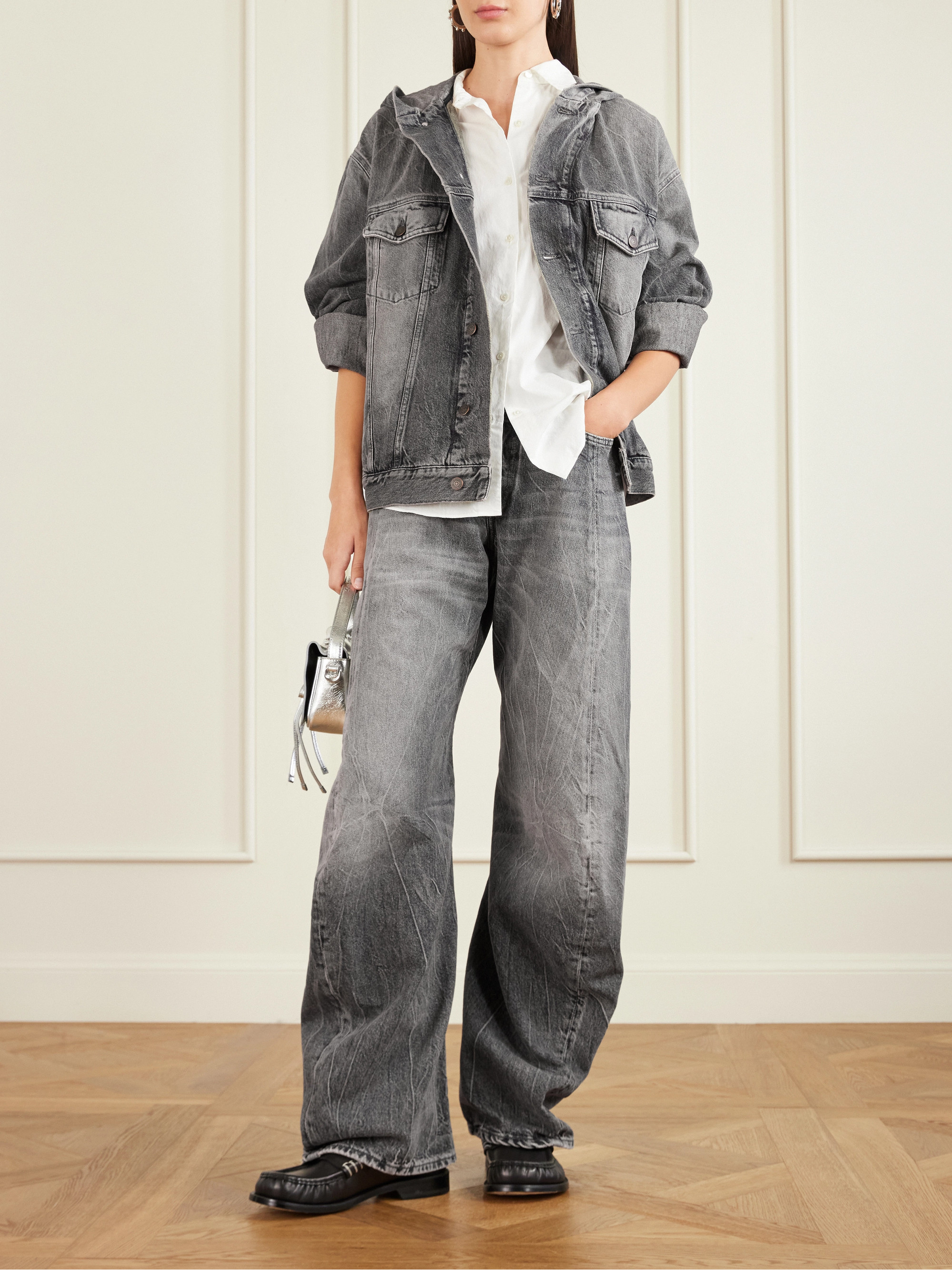 Acne Studios - 2006F low-rise barrel-leg jeans | Plush