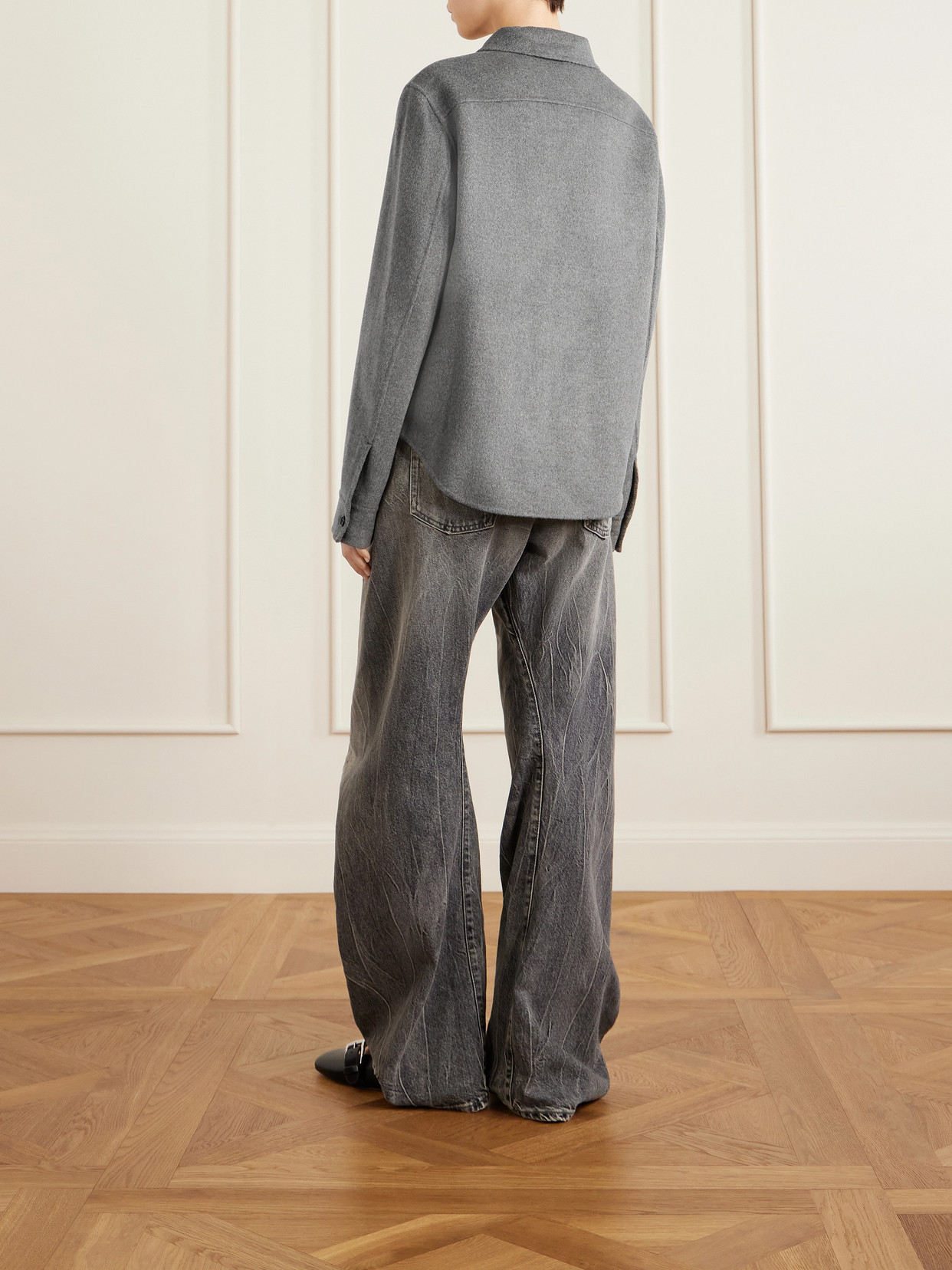 Oble Wool And Cashmere-Blend Felt Jacket