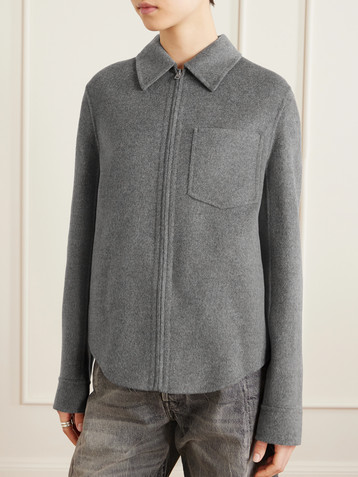 Acne Studios Oble wool and cashmere-blend felt jacket