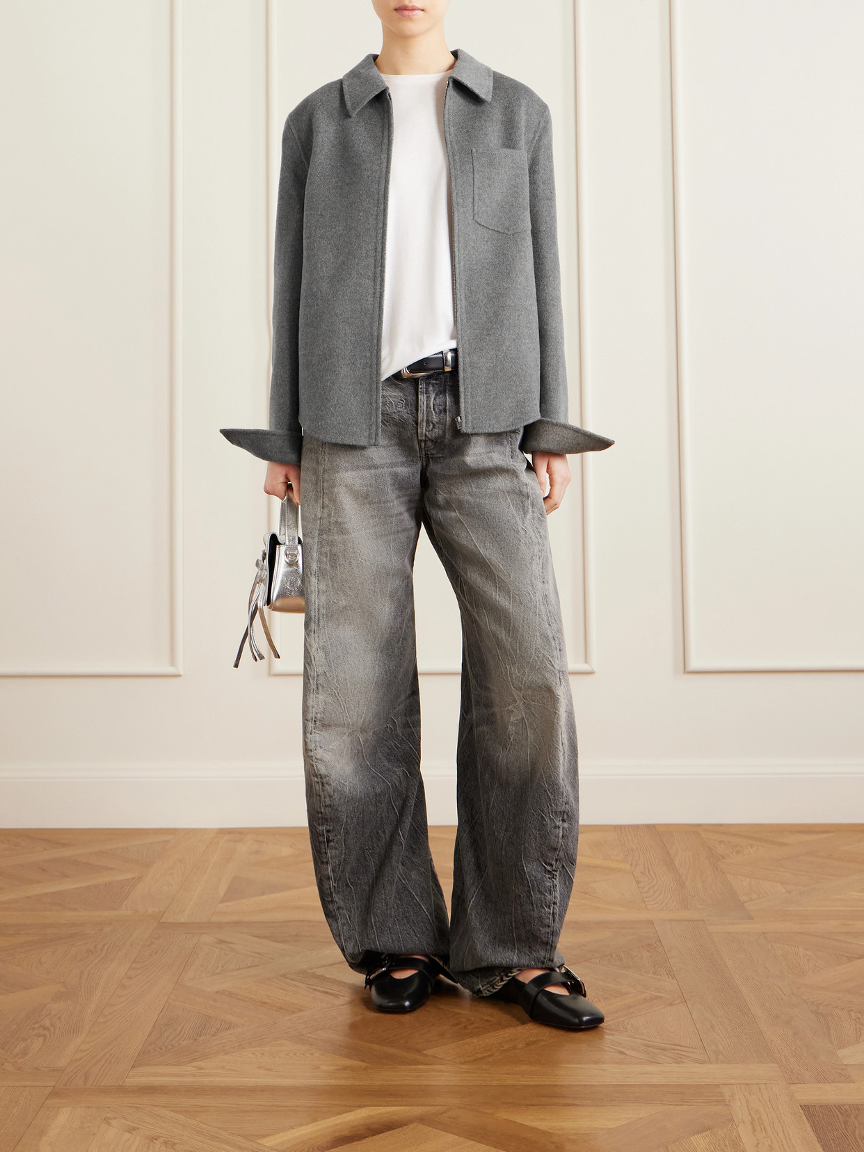 Oble Wool And Cashmere-Blend Felt Jacket