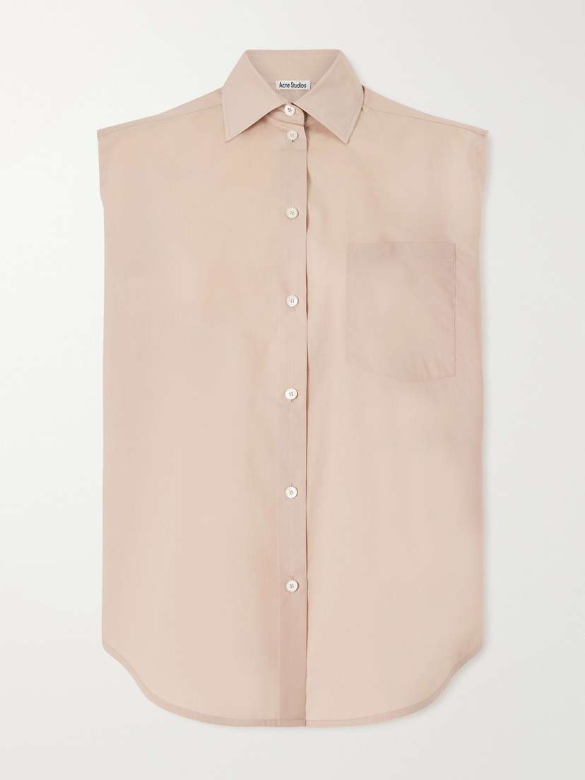 Acne Studios Cotton And Silk Blend Blouse