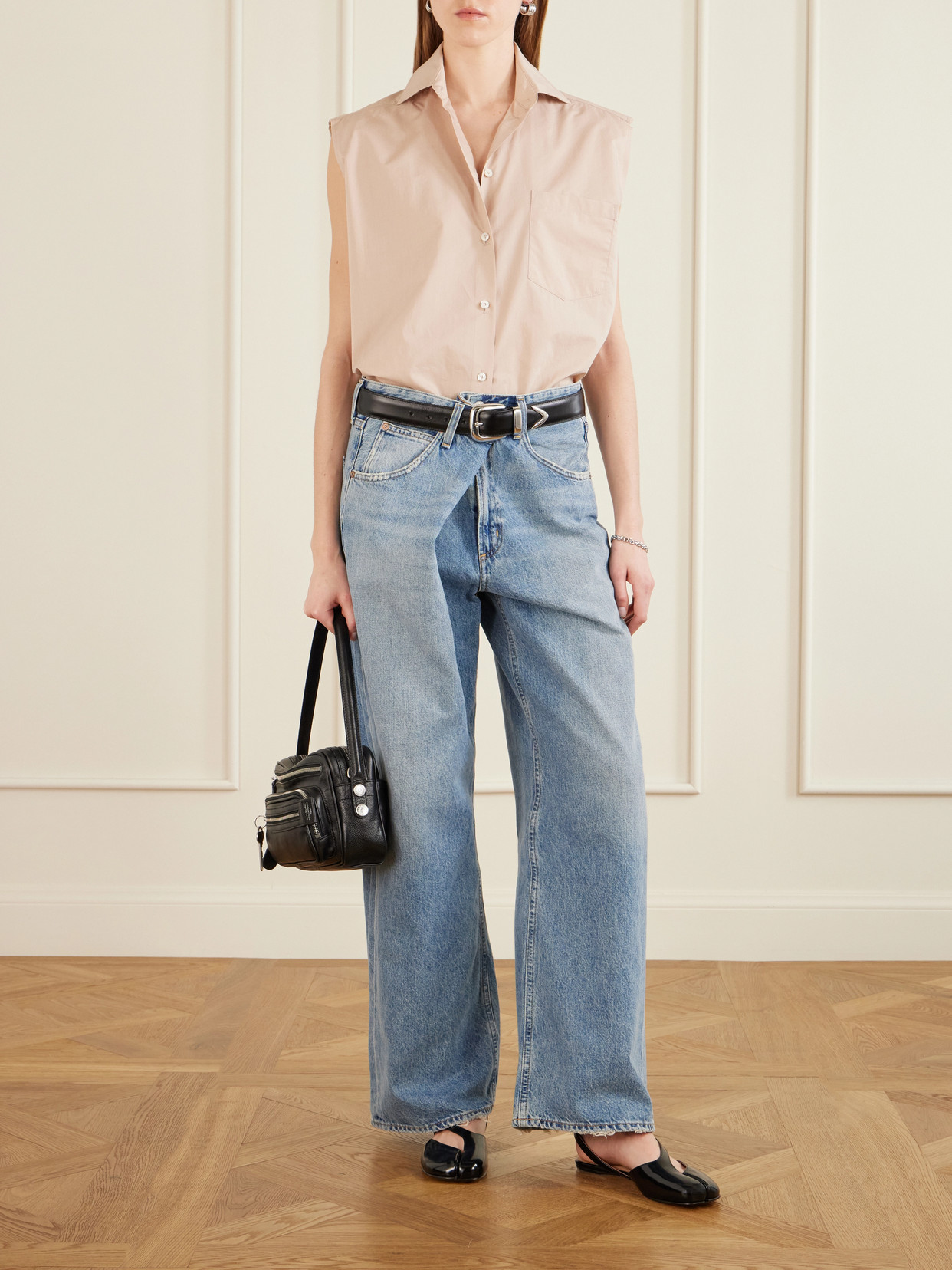 Cotton And Silk Blend Blouse