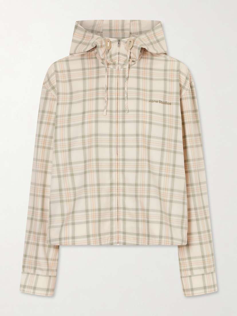 Acne Studios Cotton Checked-printed Jacket