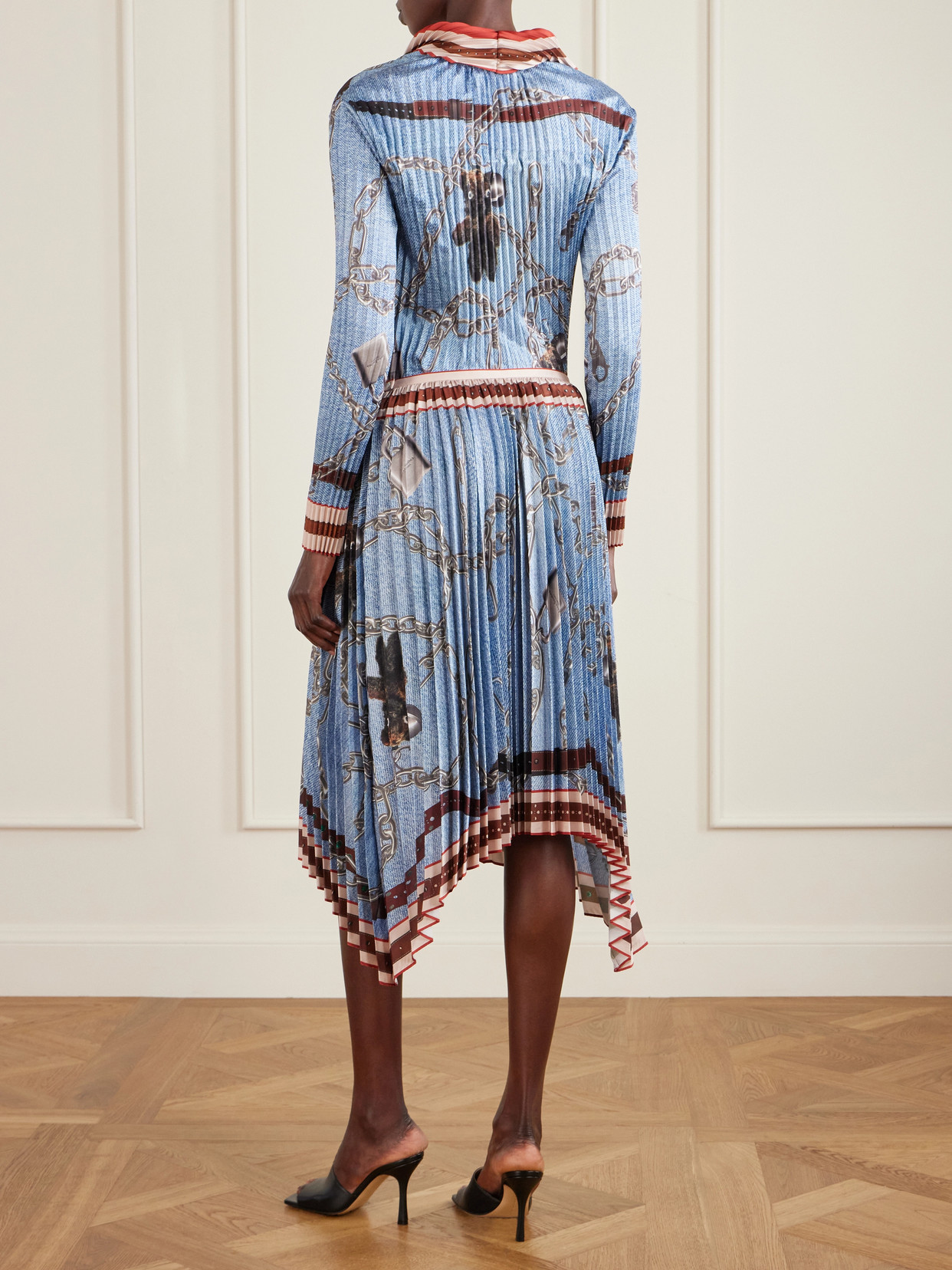 Pleated Midi