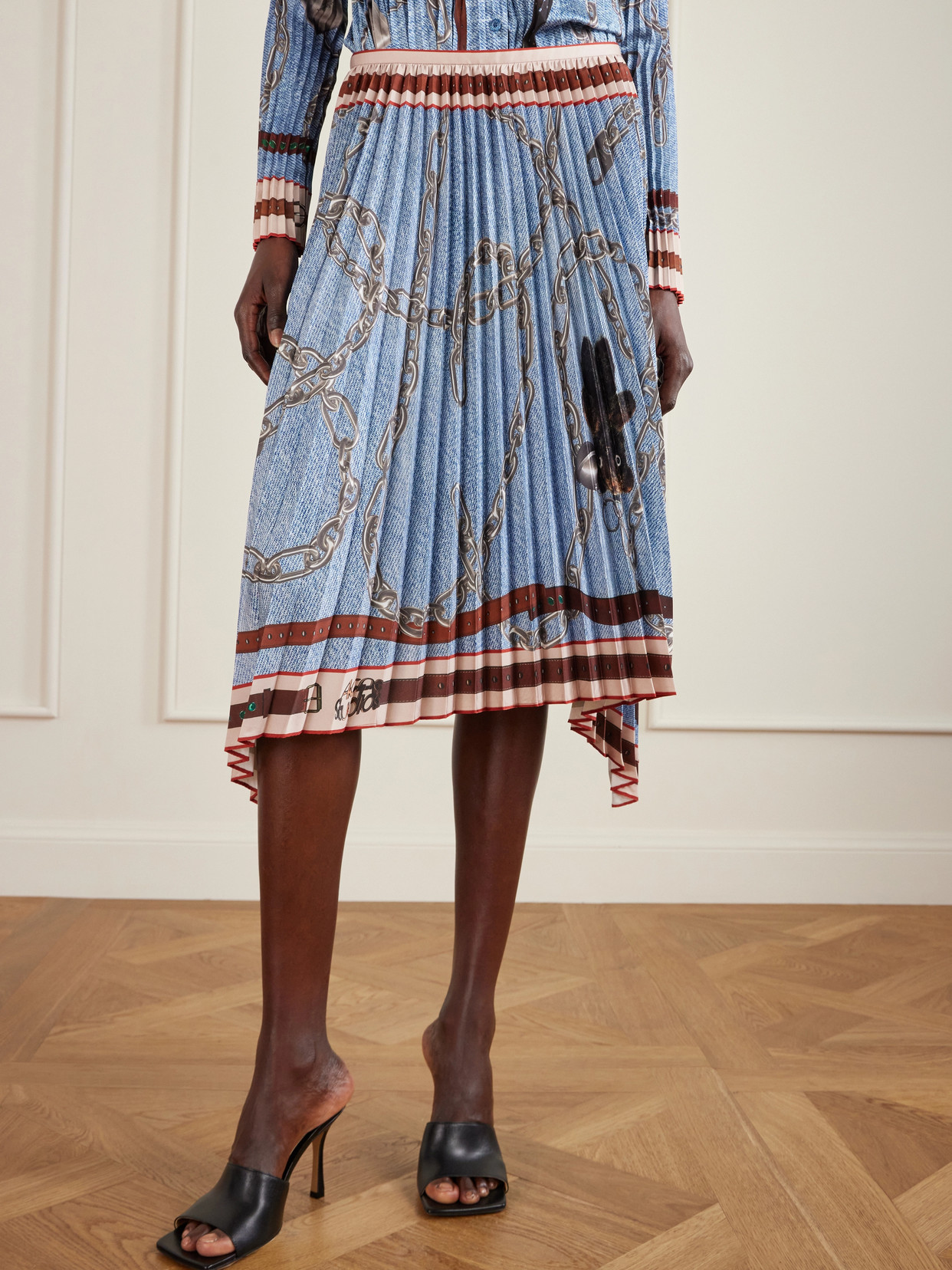 Pleated Midi