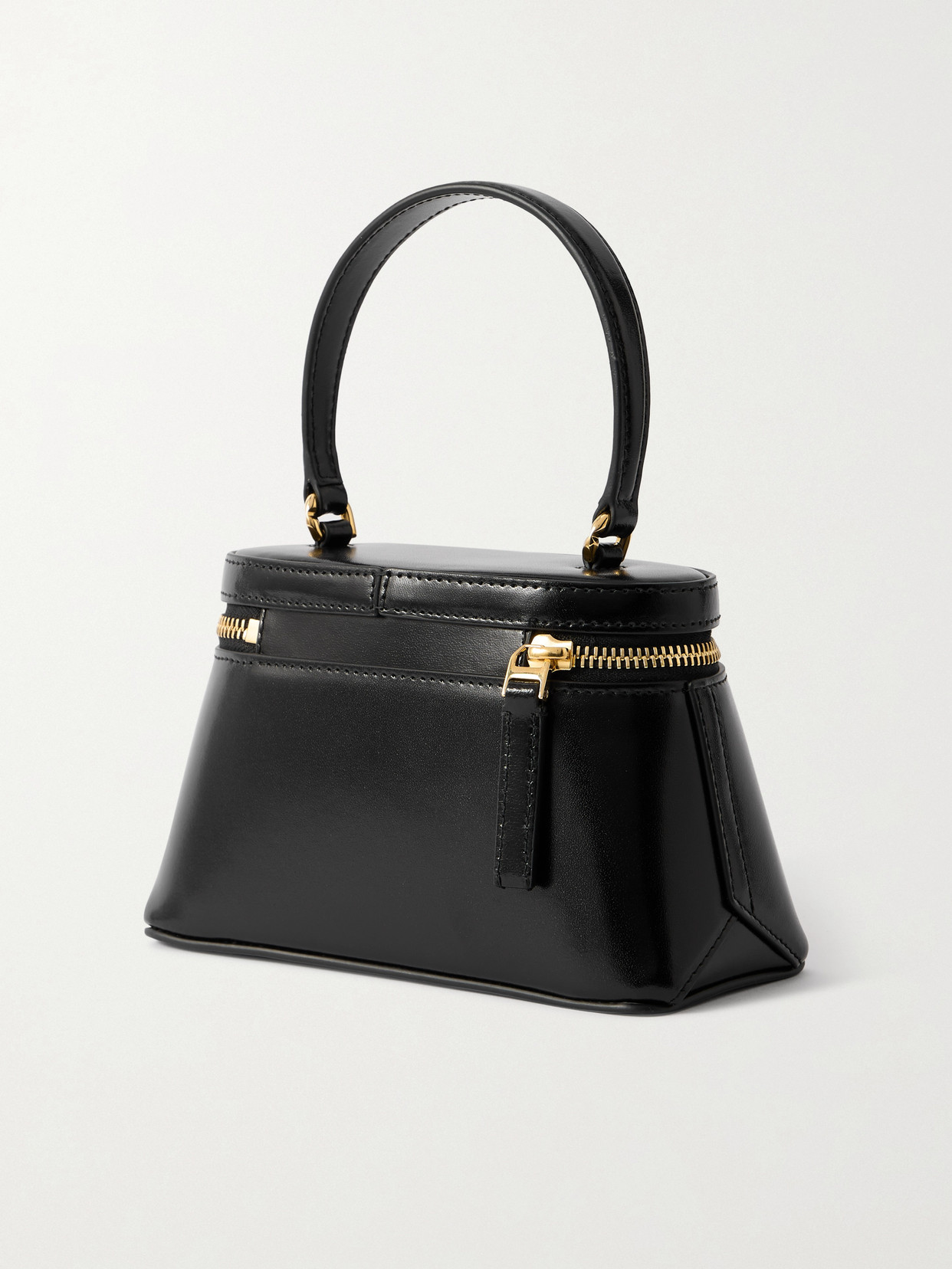 Givenchy Vanity Antigona Leather Handbag With Lettering Logo On The Front In Black
