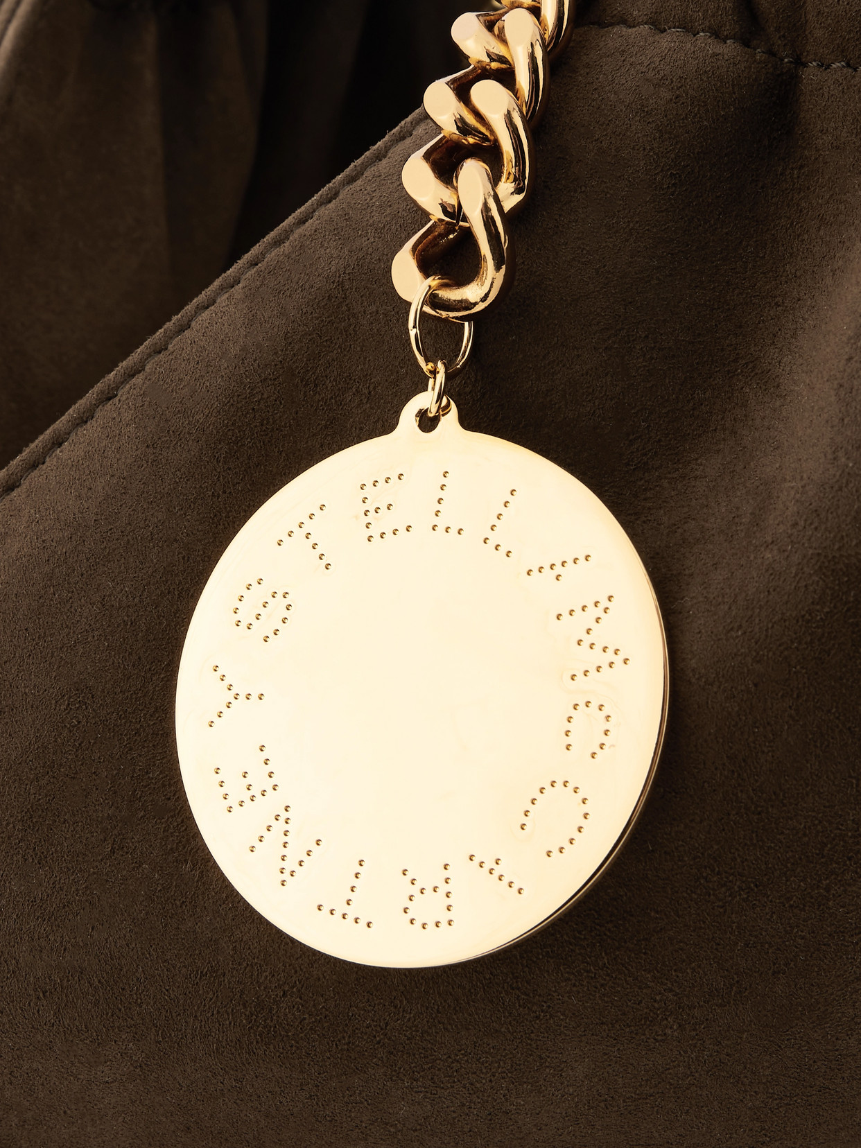 Stella Mccartney The Falabella Medium Shoulder Bag In Brown