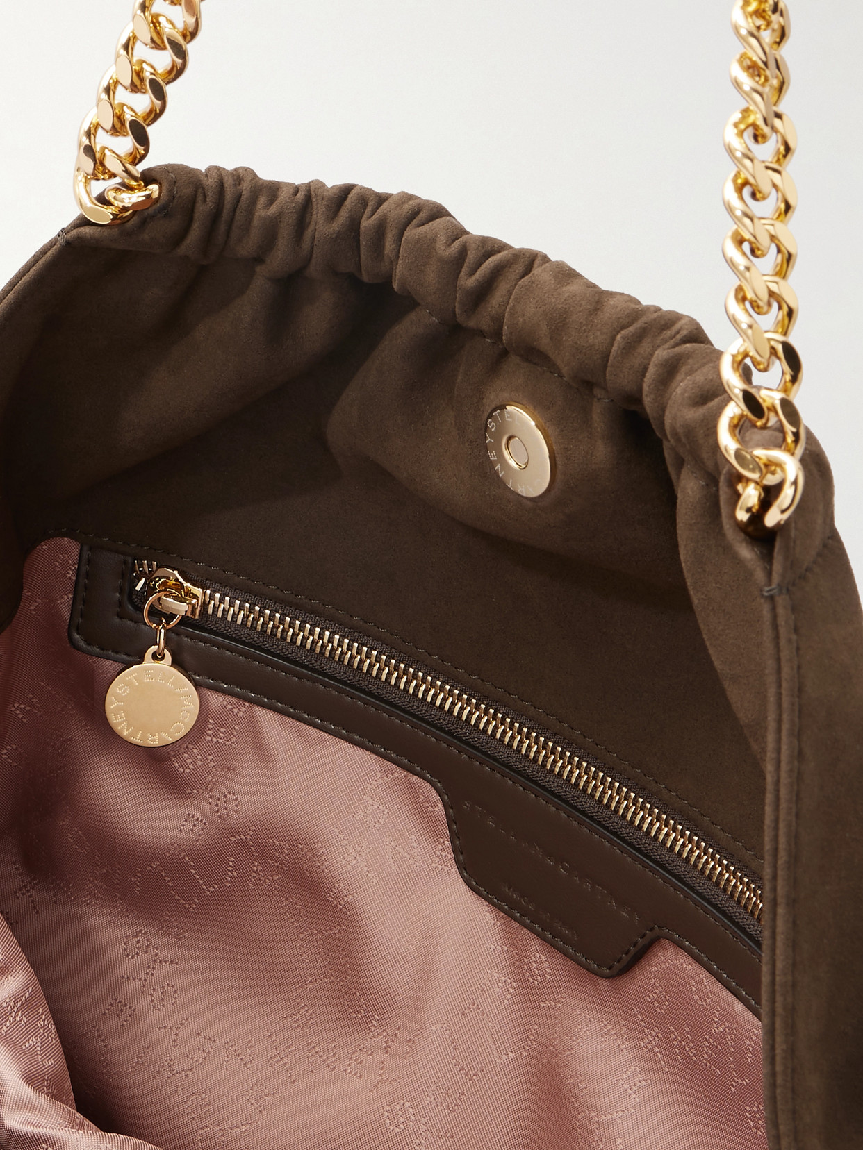 Stella Mccartney The Falabella Medium Shoulder Bag In Brown