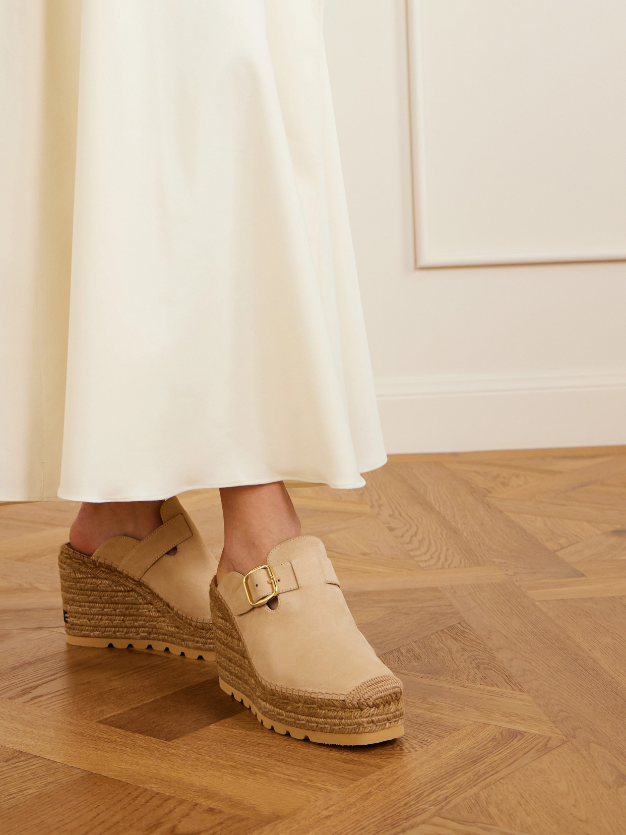Gaia Espadrille Wedge Clogs