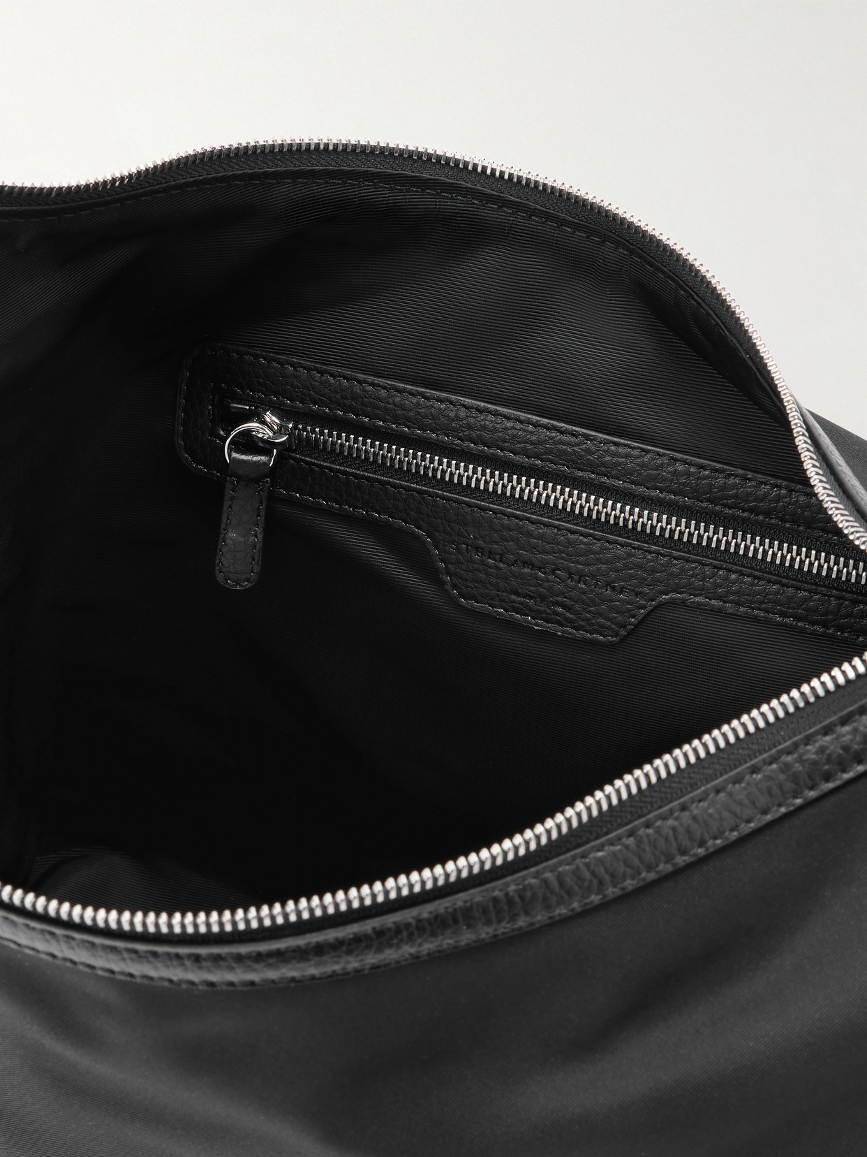 Stella Mccartney Womens Ultra Black Dartmoor Patent Vegan Leather Shoulder Bag