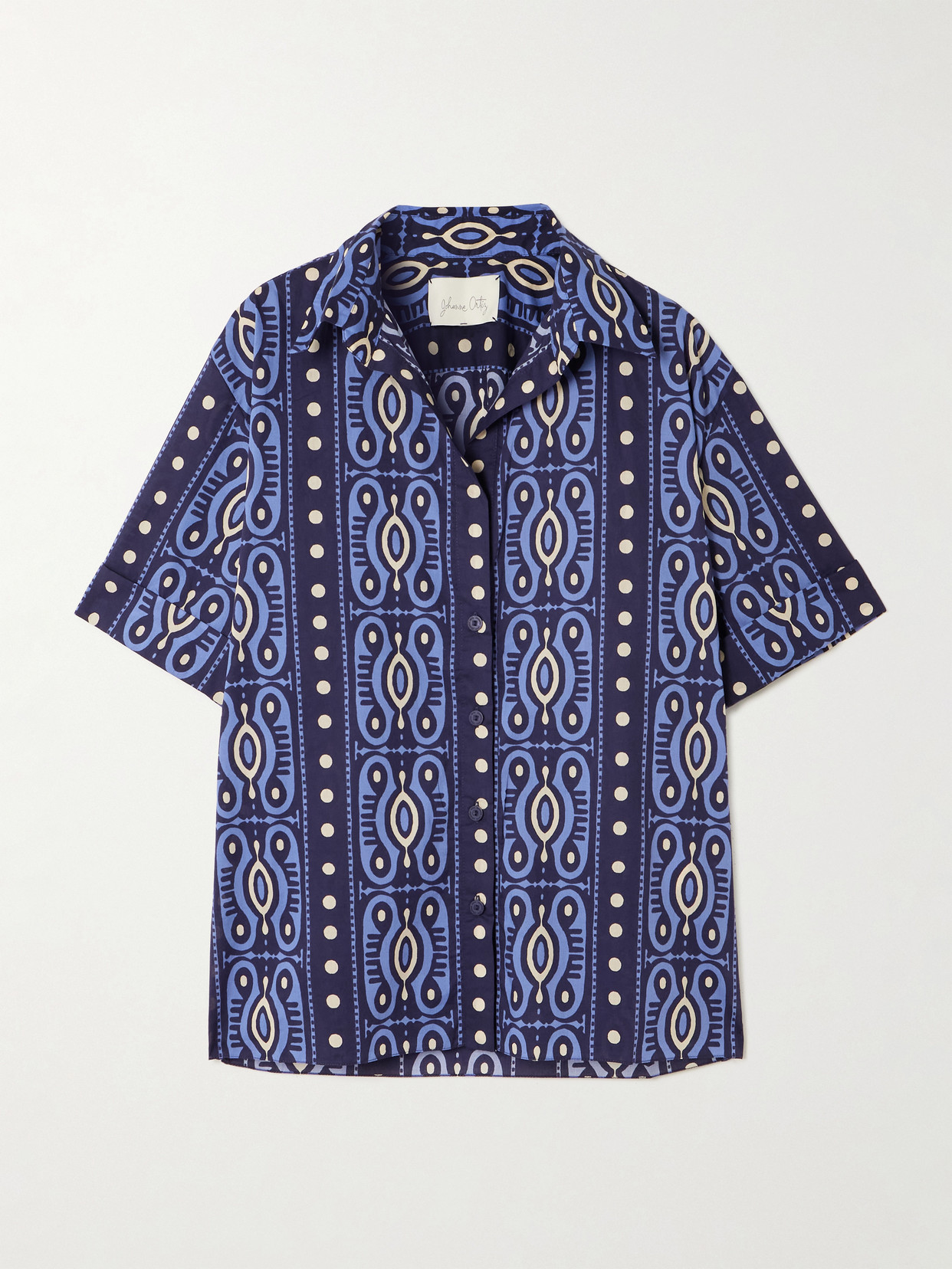 Salty Promises Printed Cotton Shirt