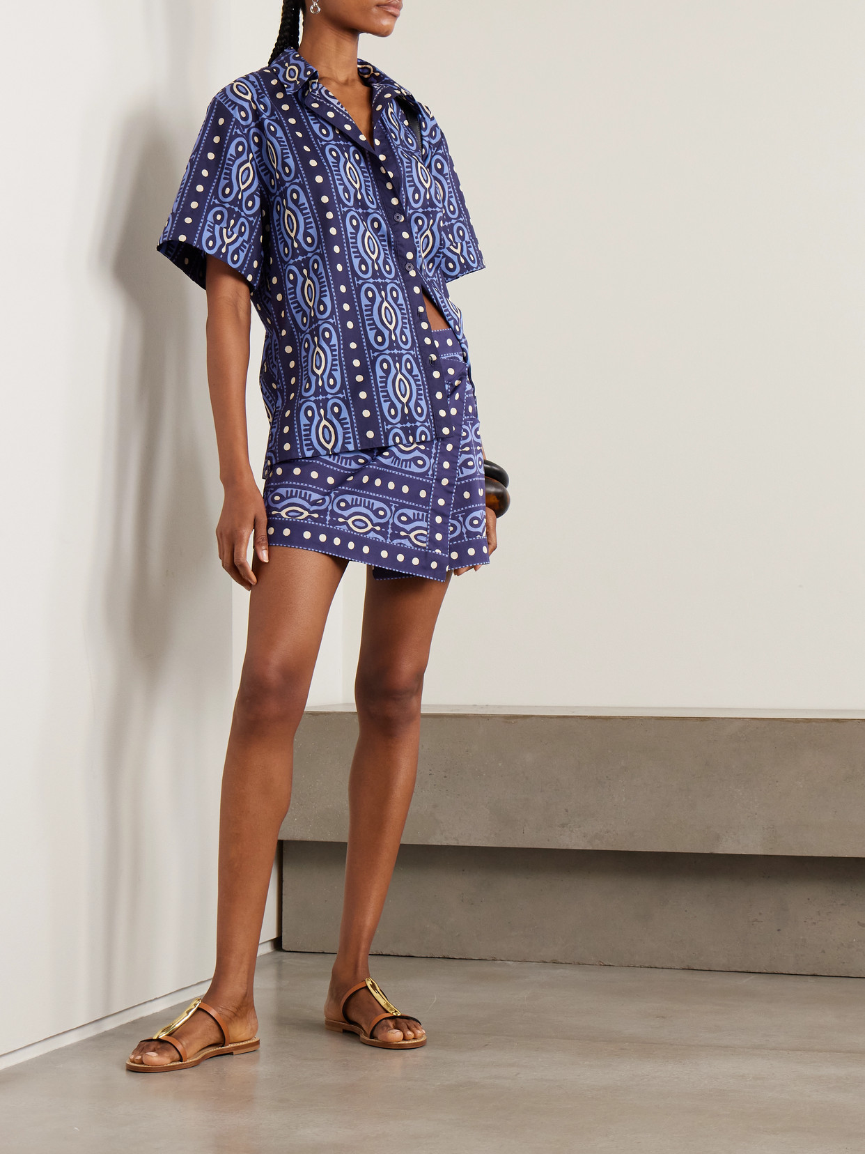 Salty Promises Printed Cotton Shirt