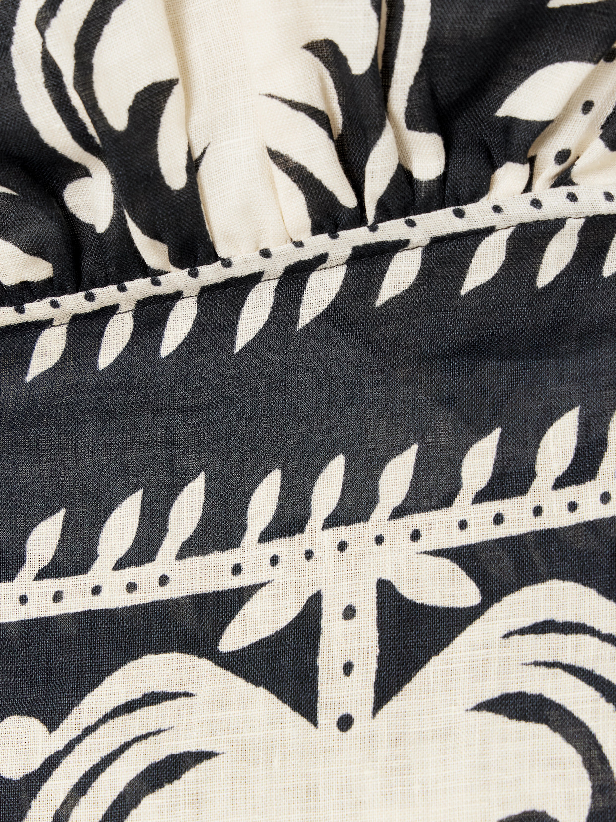 Johanna Ortiz Tide Strength Open-back Printed Woven Halterneck Mini Dress In Black