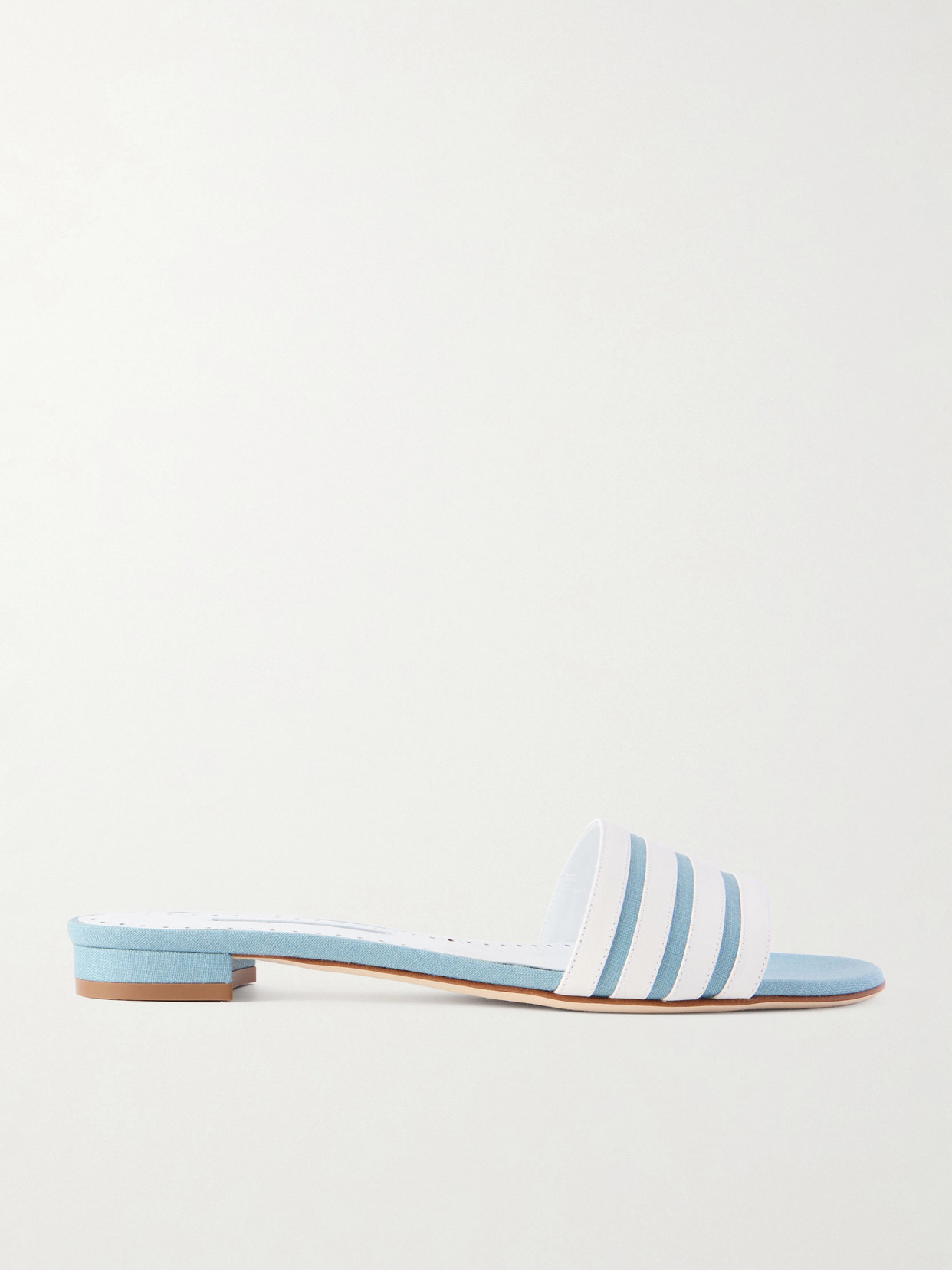 Kenitra 10 Leather And Canvas Sandals