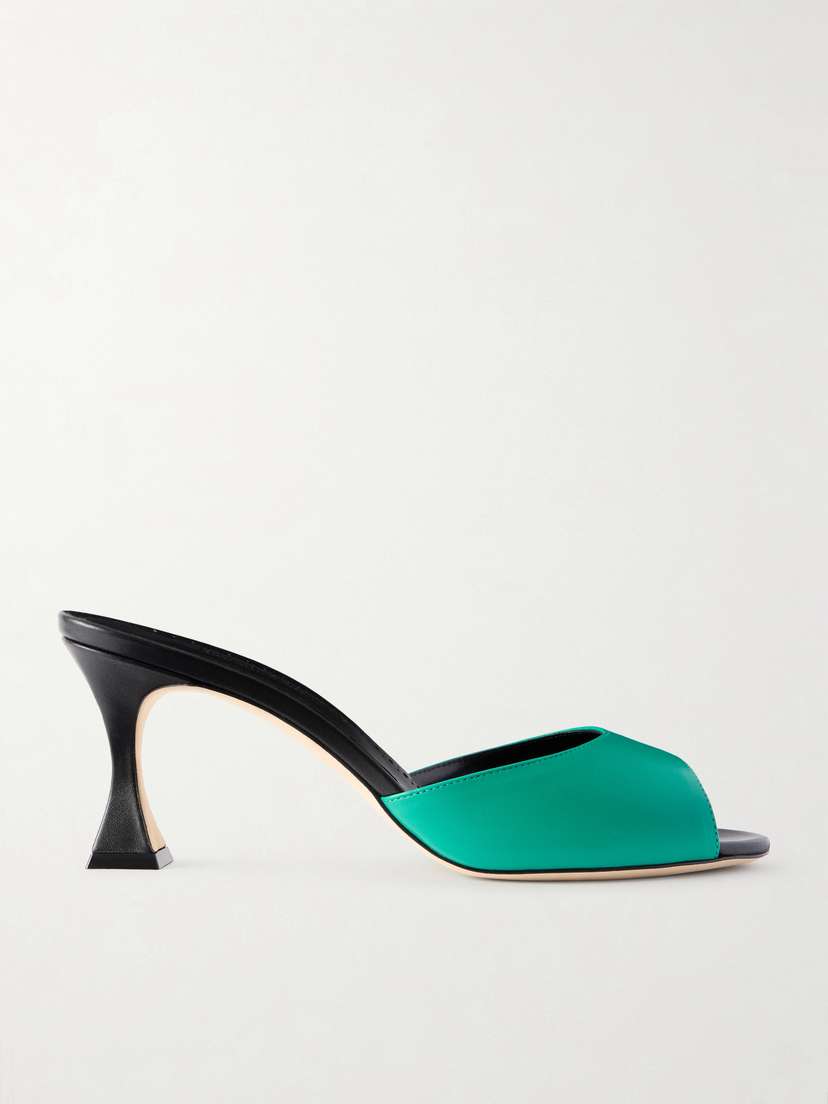 Manolo Blahnik Jadaron 70 Leather Mules