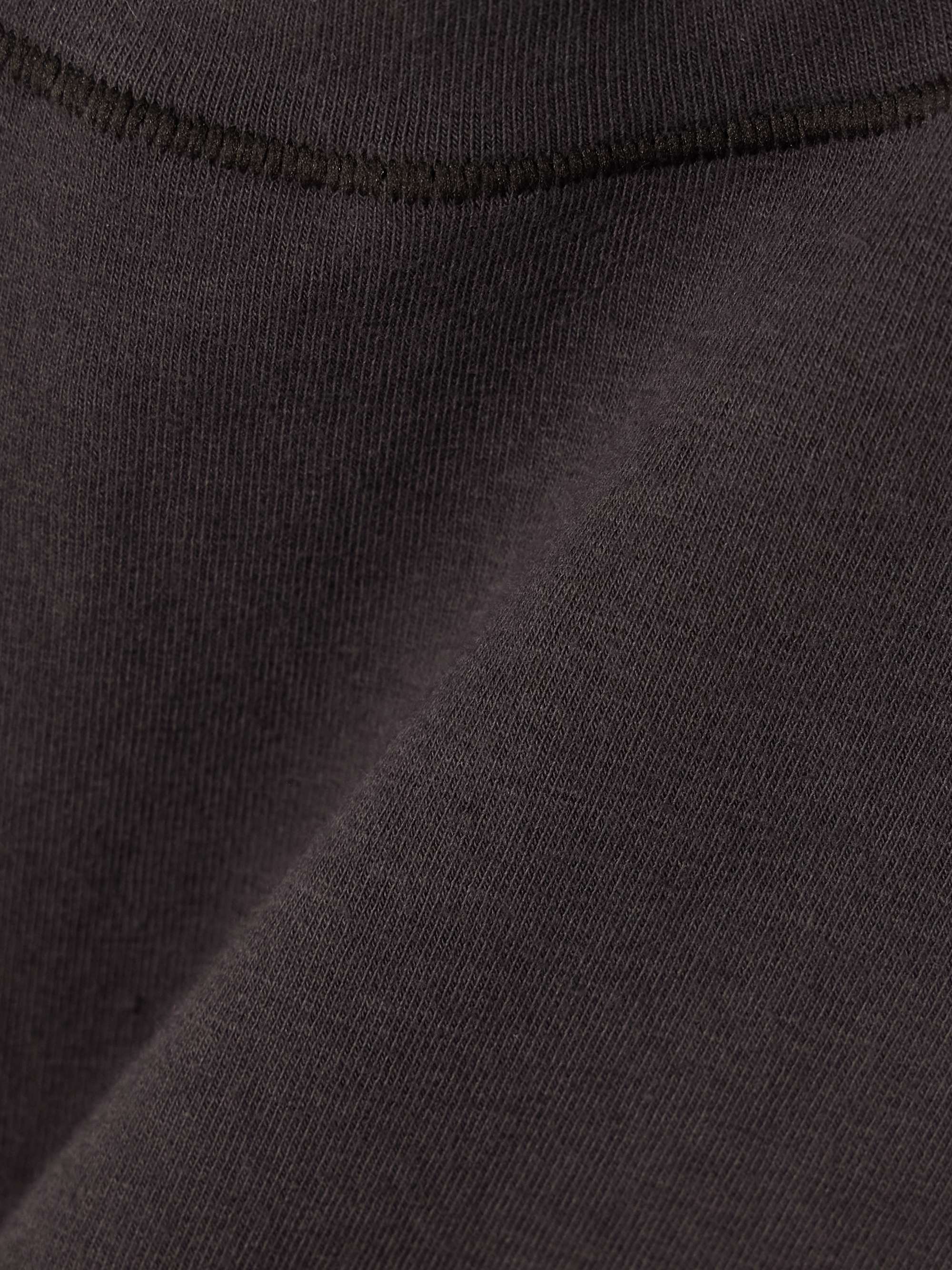 SKIMS Stretch-cotton jersey T-shirt - Light Heather Gray