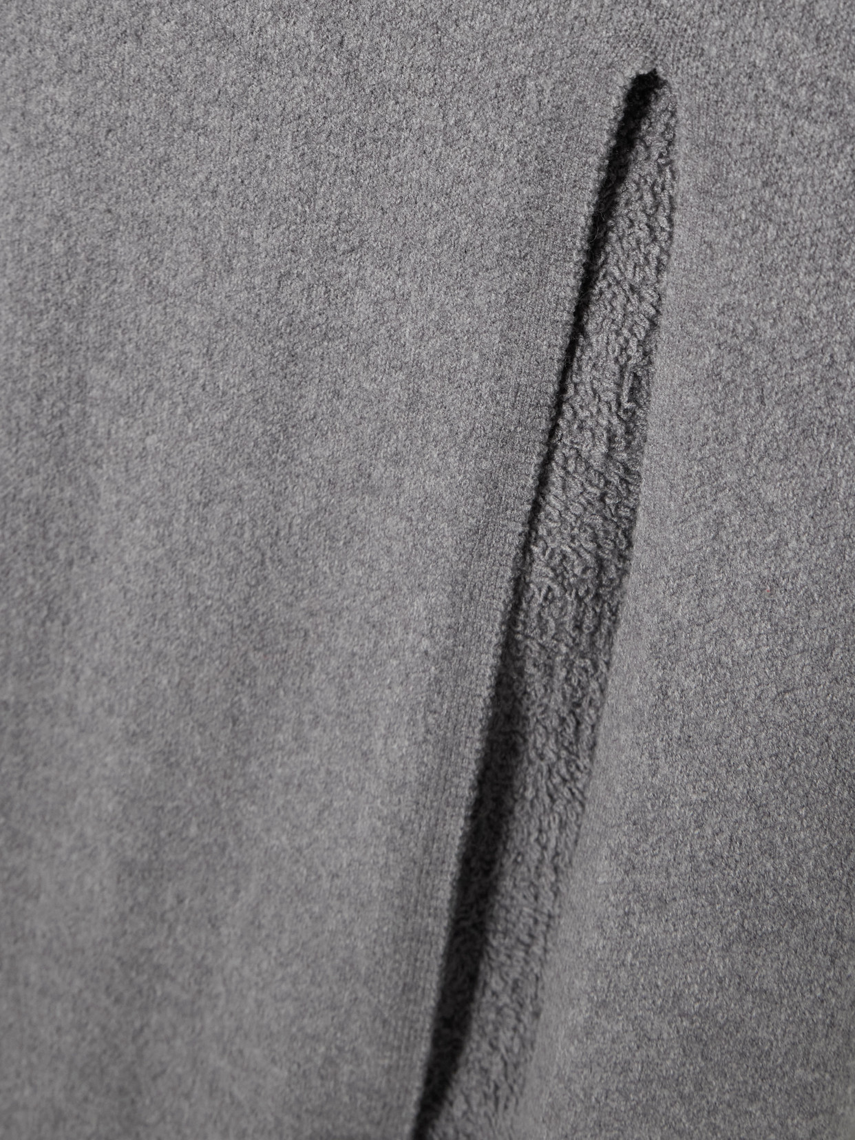 Textured Knit High Slit Long Skirt