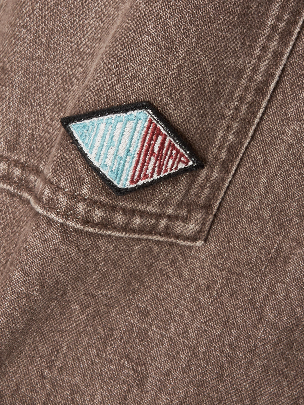 Appliquéd Suede-Trimmed Denim Jacket