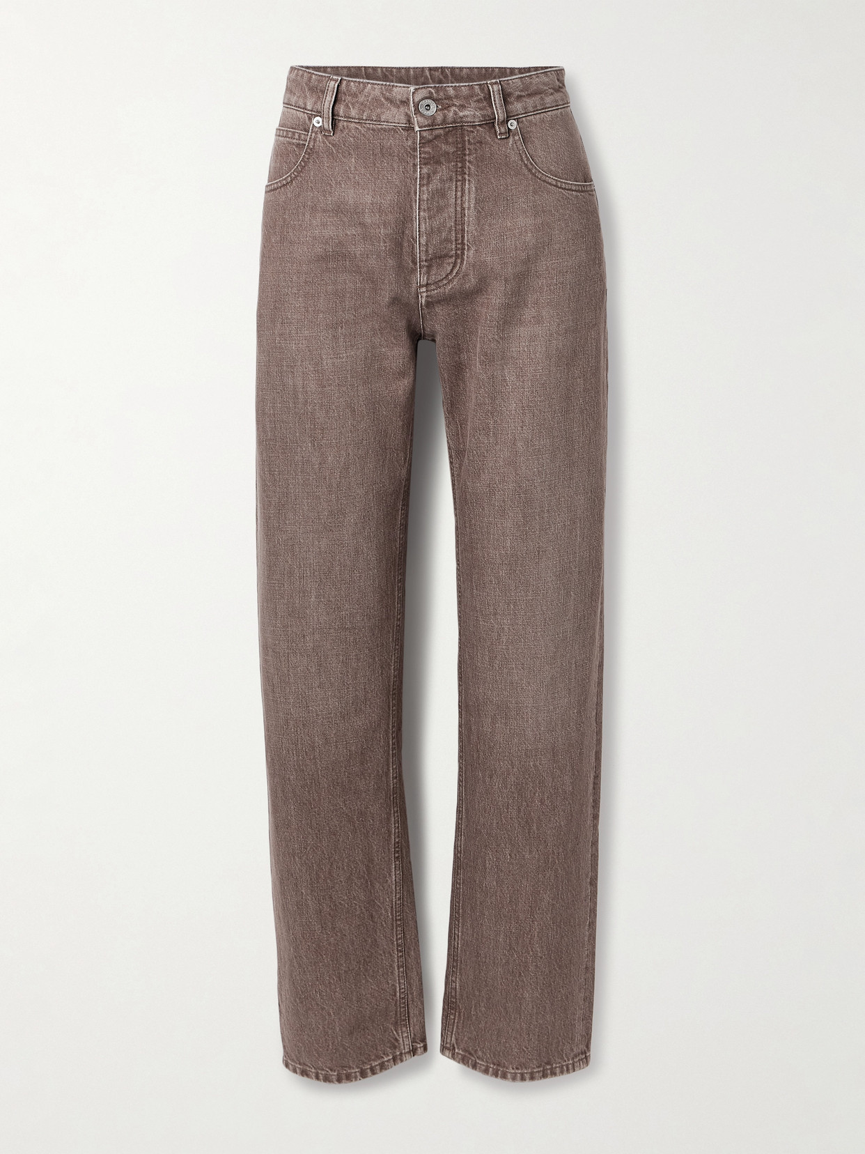 Bottega Veneta Low-rise Jeans In Brown