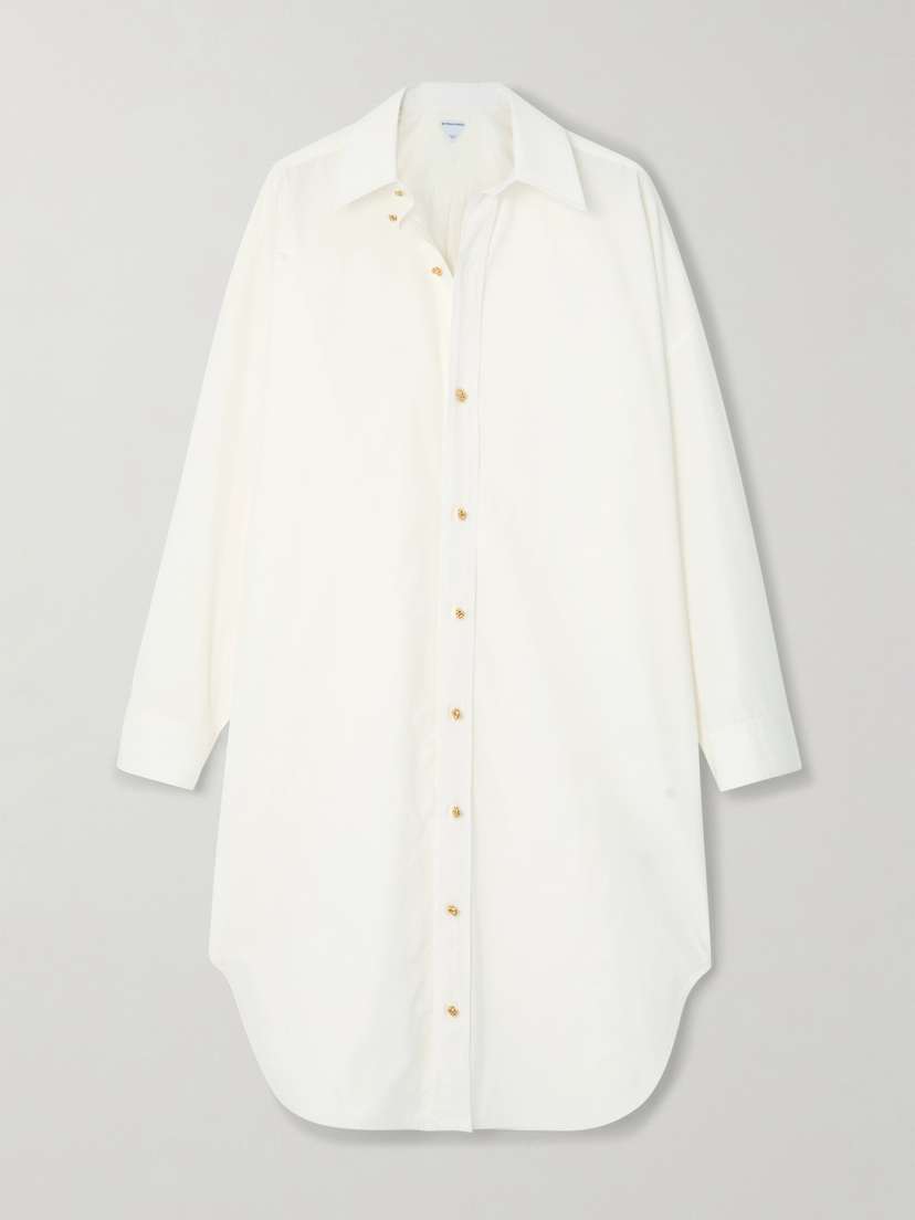Bottega Veneta Cotton-blend Poplin Tunic