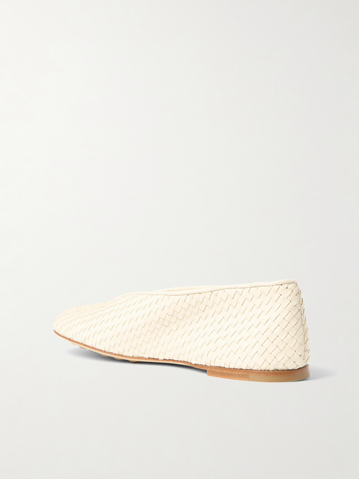 Rosa Intrecciato Ballet Flats